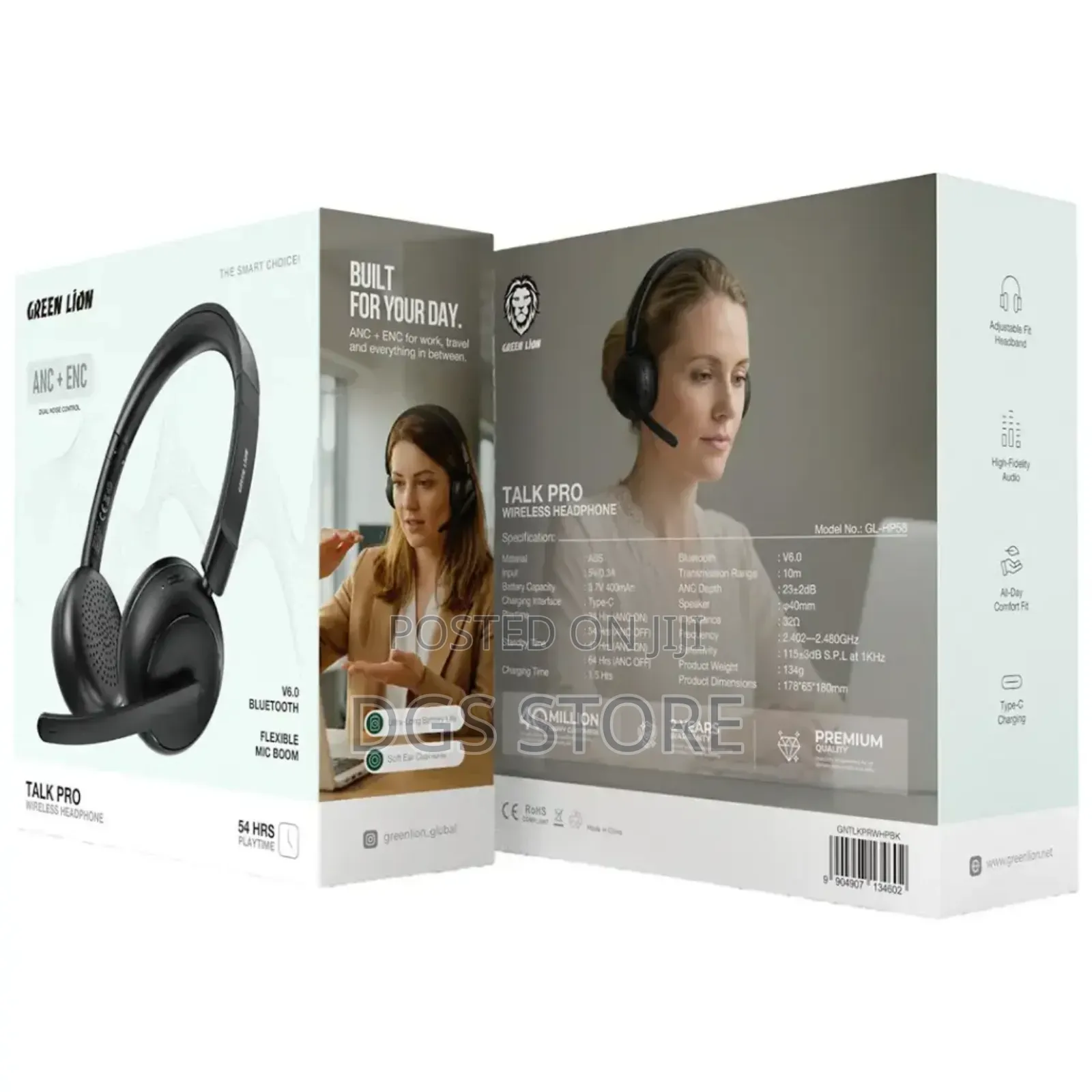 Green Lion Talk Pro Wireless Headphone