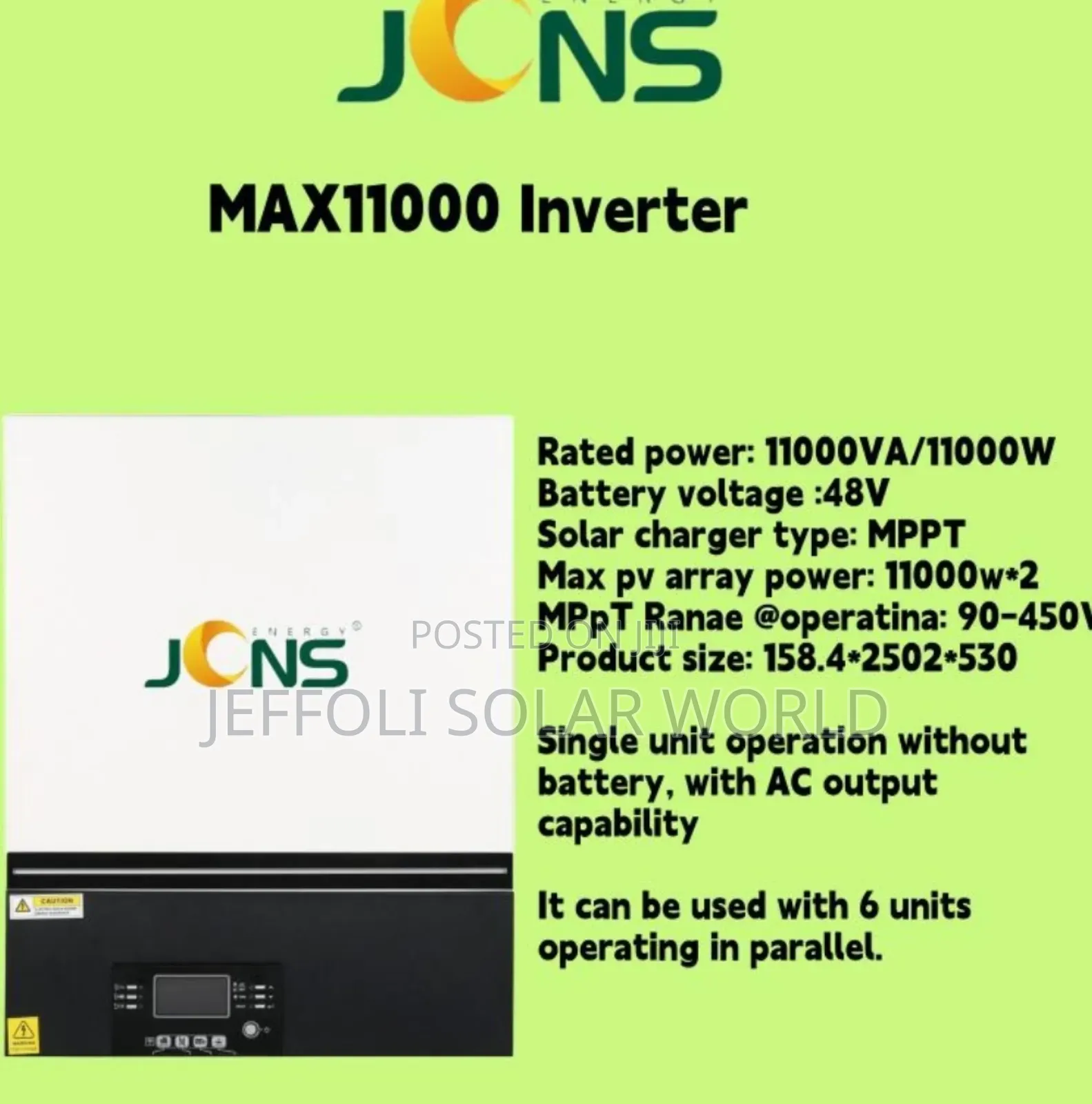 JCNS 11kva 48v