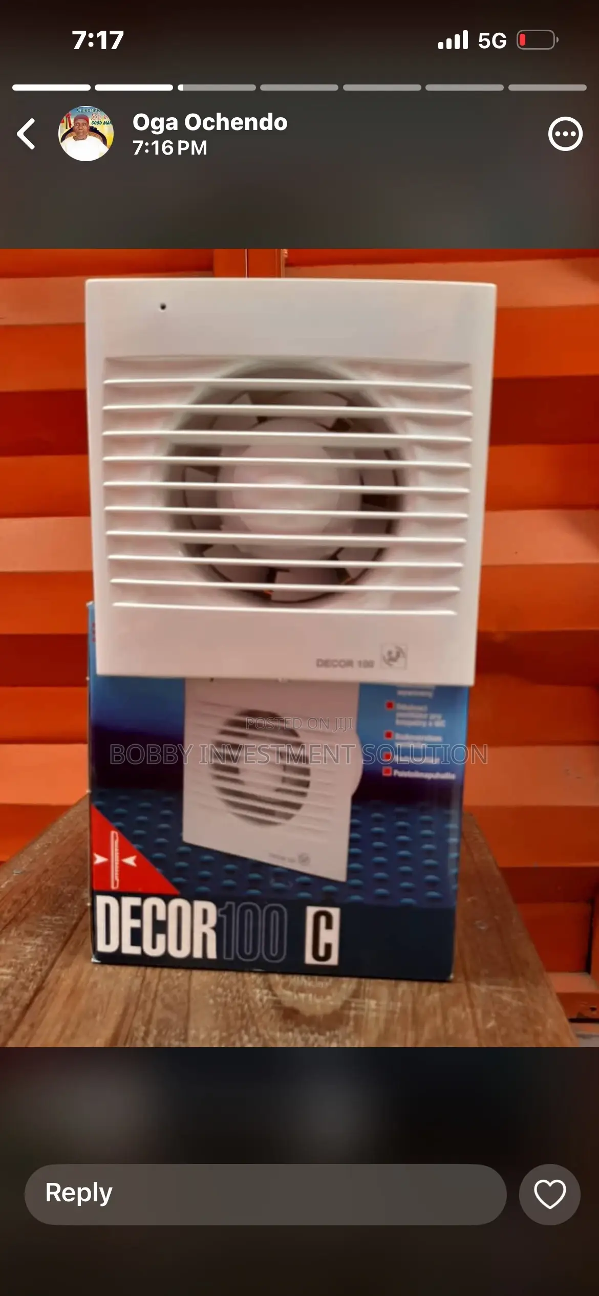 4”Inches Decor Toilet Fan Extractor