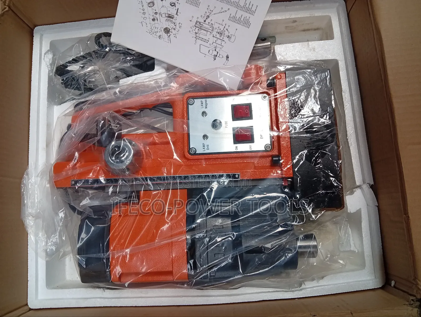 Portable Magnetic Drilling Machine, Often Used for Heavy-Duty Drilling