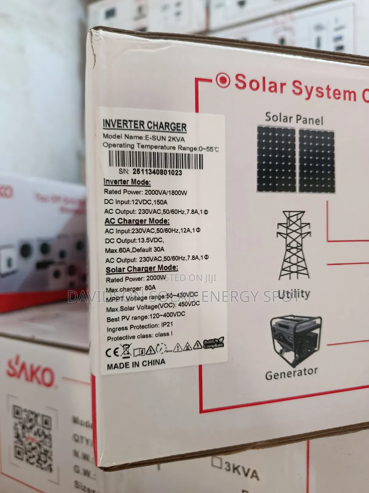 2kva 12v Sako Solar Inverter Hybrid