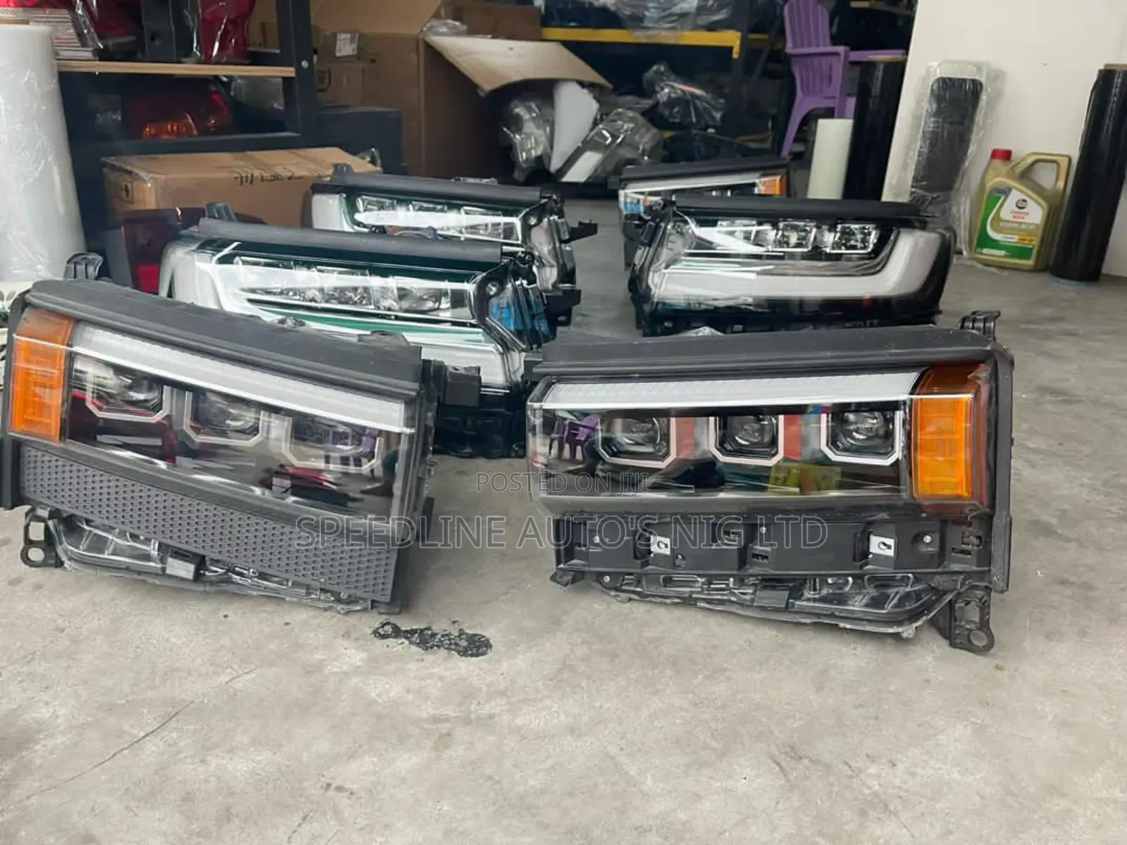 Complete Set Of Head Lamp Toyota Prado 2024/2025 Model