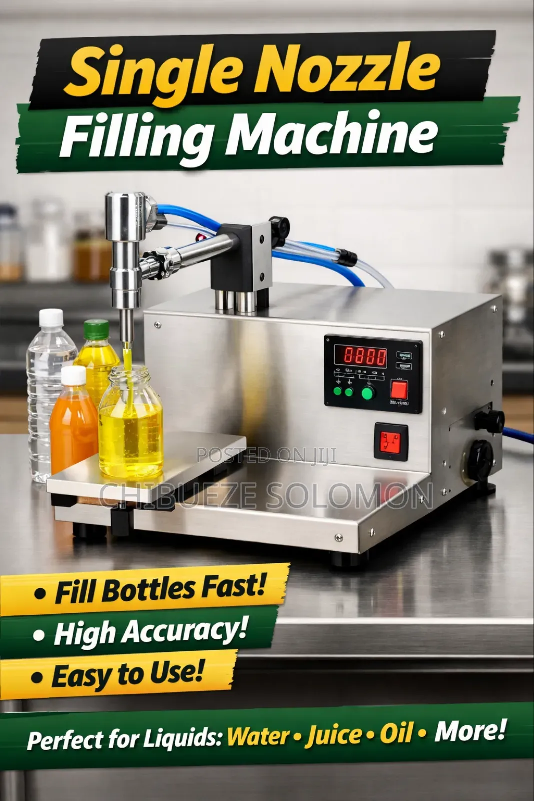 Single Nozzle Liquid Filling Machine