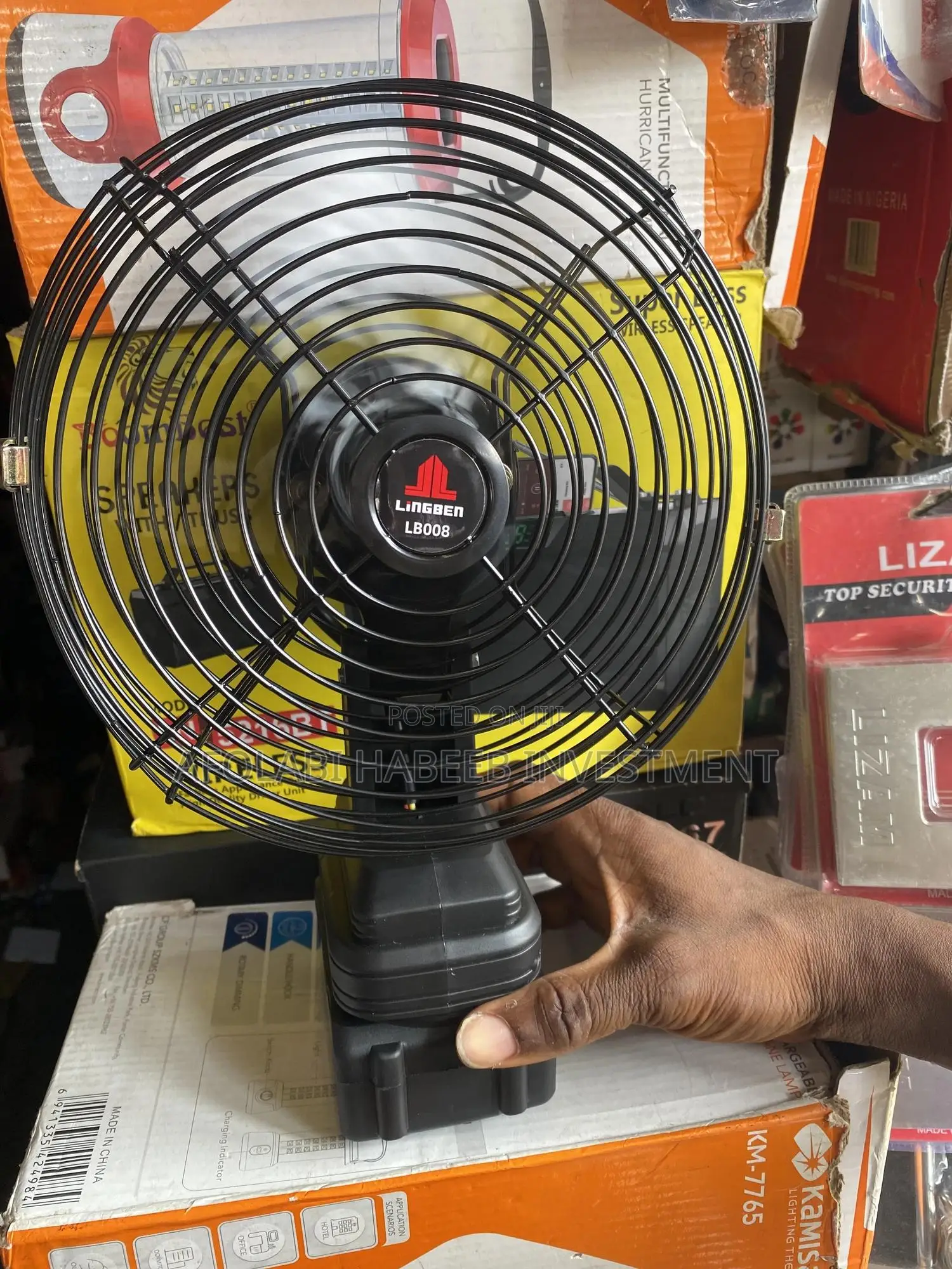 Lithium Electric Fan 48 Volt (Max Lithium-Ion)