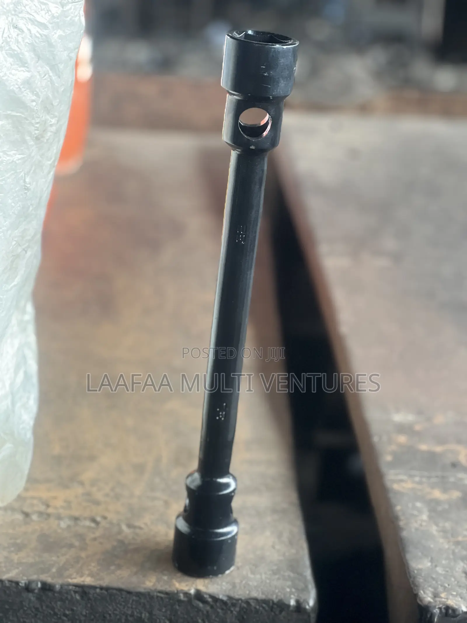 Heavy-Duty Truck Wheel Spanner (Also Called a Lug Wrench or Socket Bar