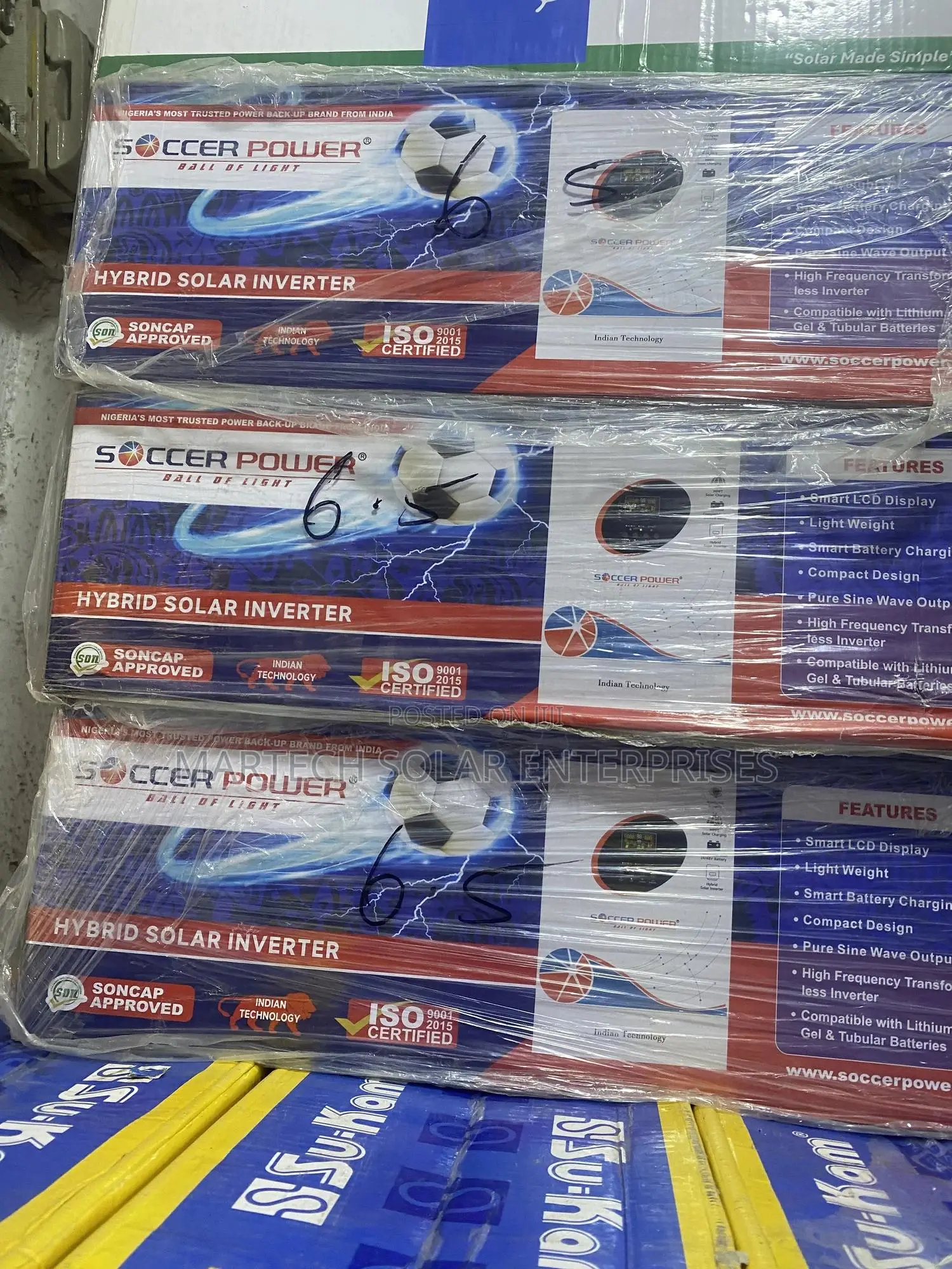 Soccer Power 6.5kva/48v Hybrid Inverter