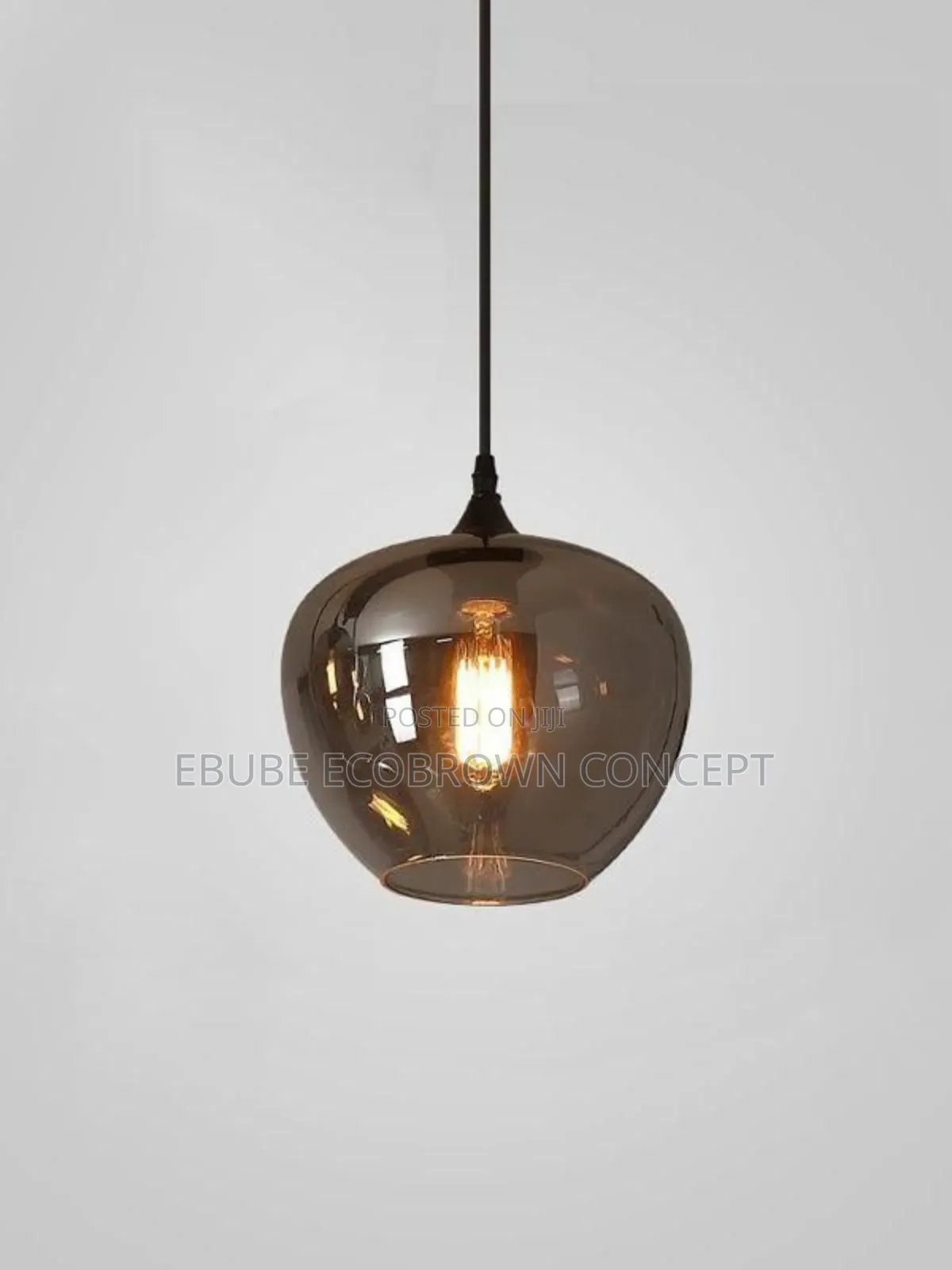 Nordic Glass Single Dropping Bedside Pendant Lamp Light Available