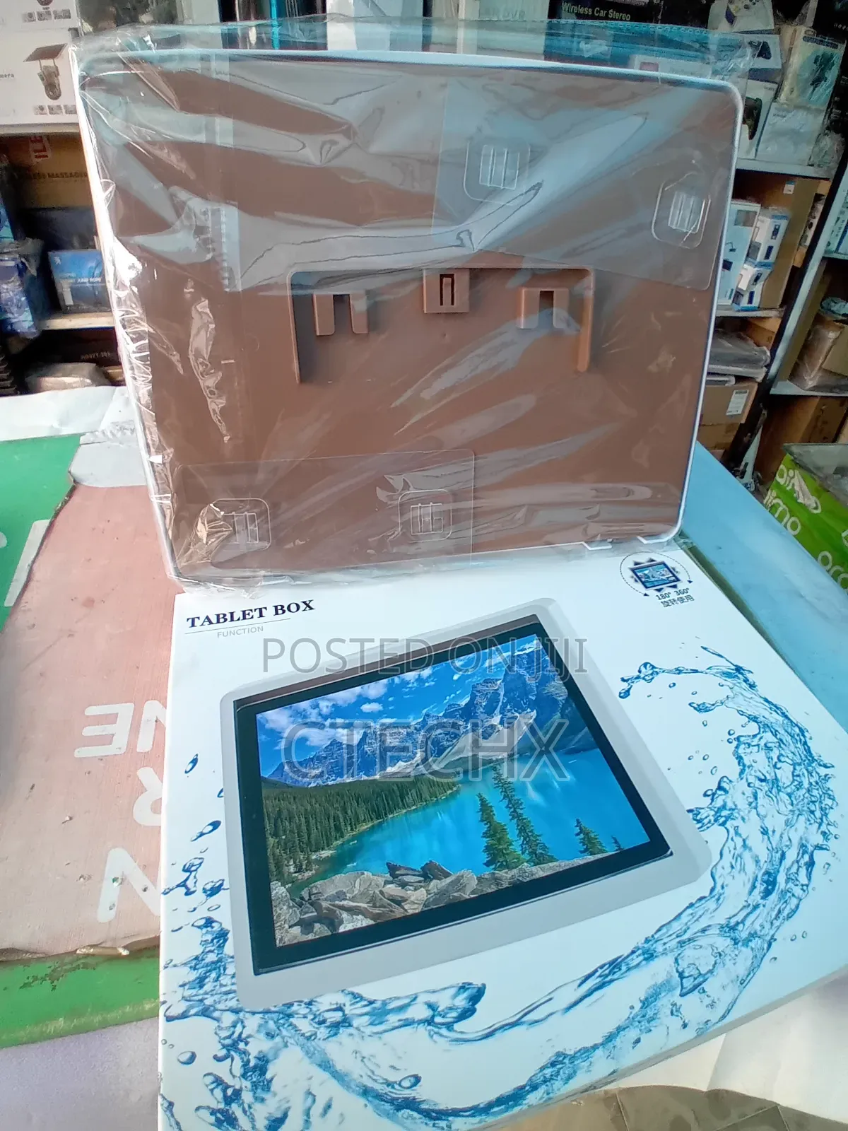 Shower Tablet Phone Holder ,Touch Screen Shower Box
