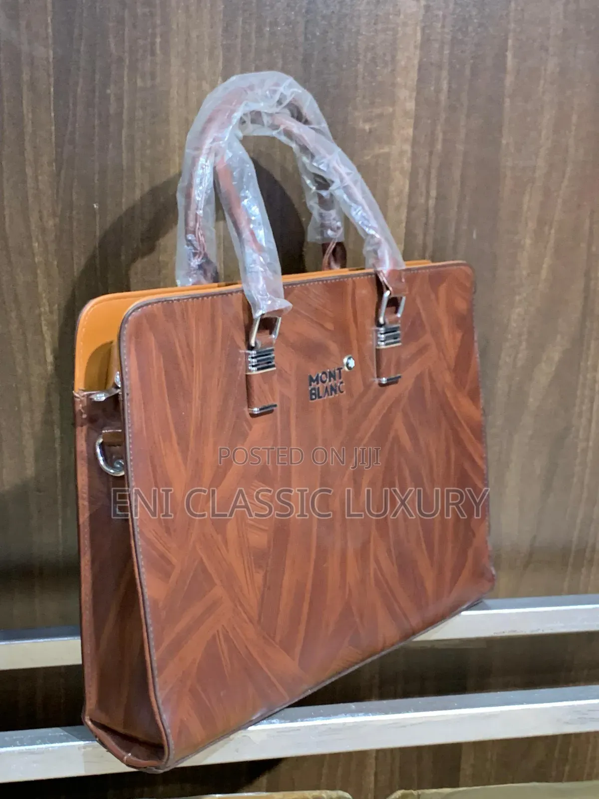 Mont Blanc Luxury Laptop Bags Best Quality Well Banded Package