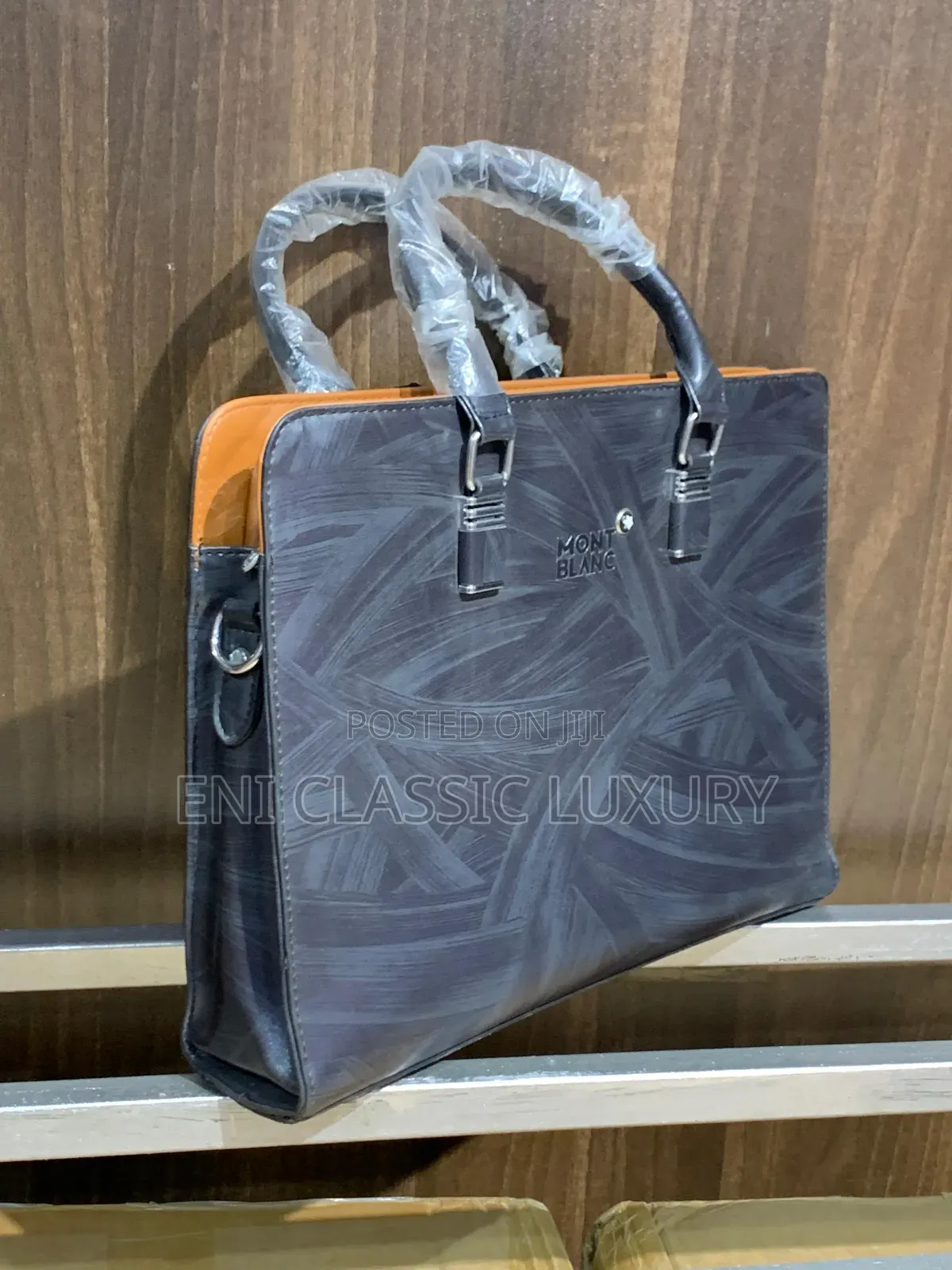 Mont Blanc Luxury Laptop Bags Best Quality Well Banded Package