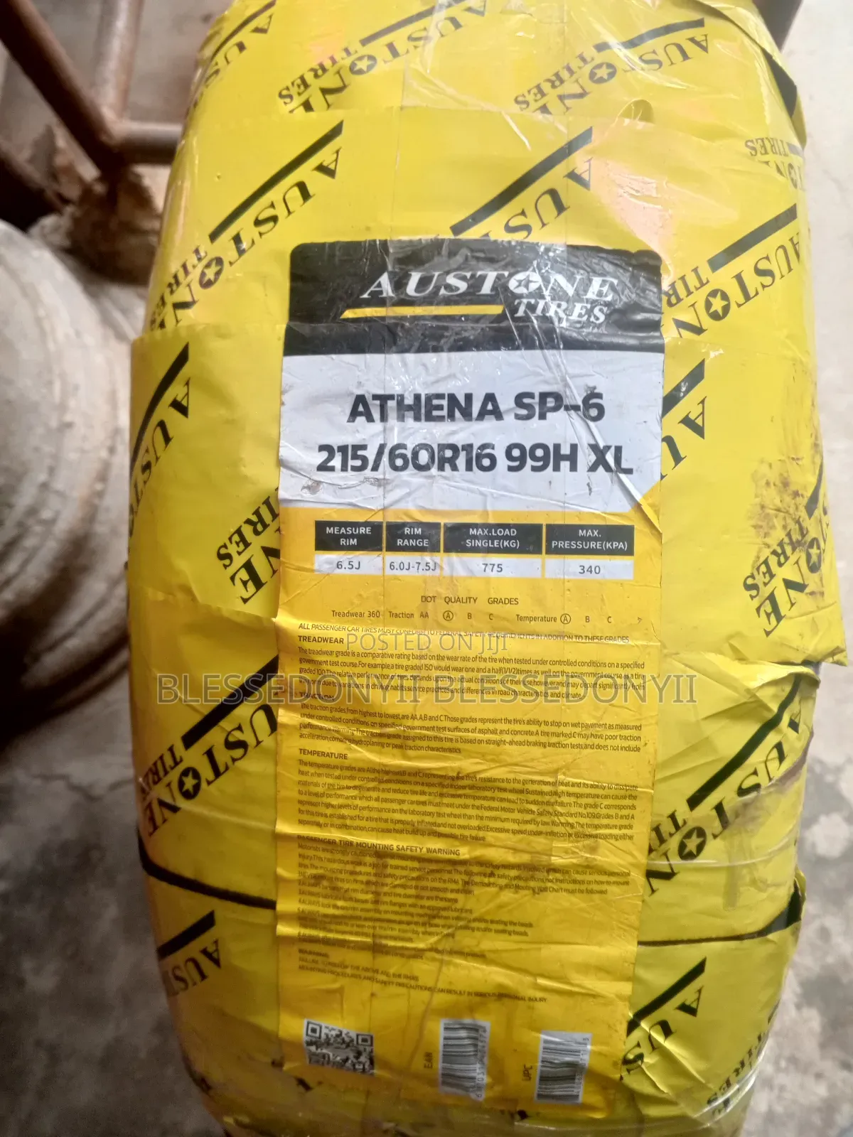 215/60r16 Austone Tyre