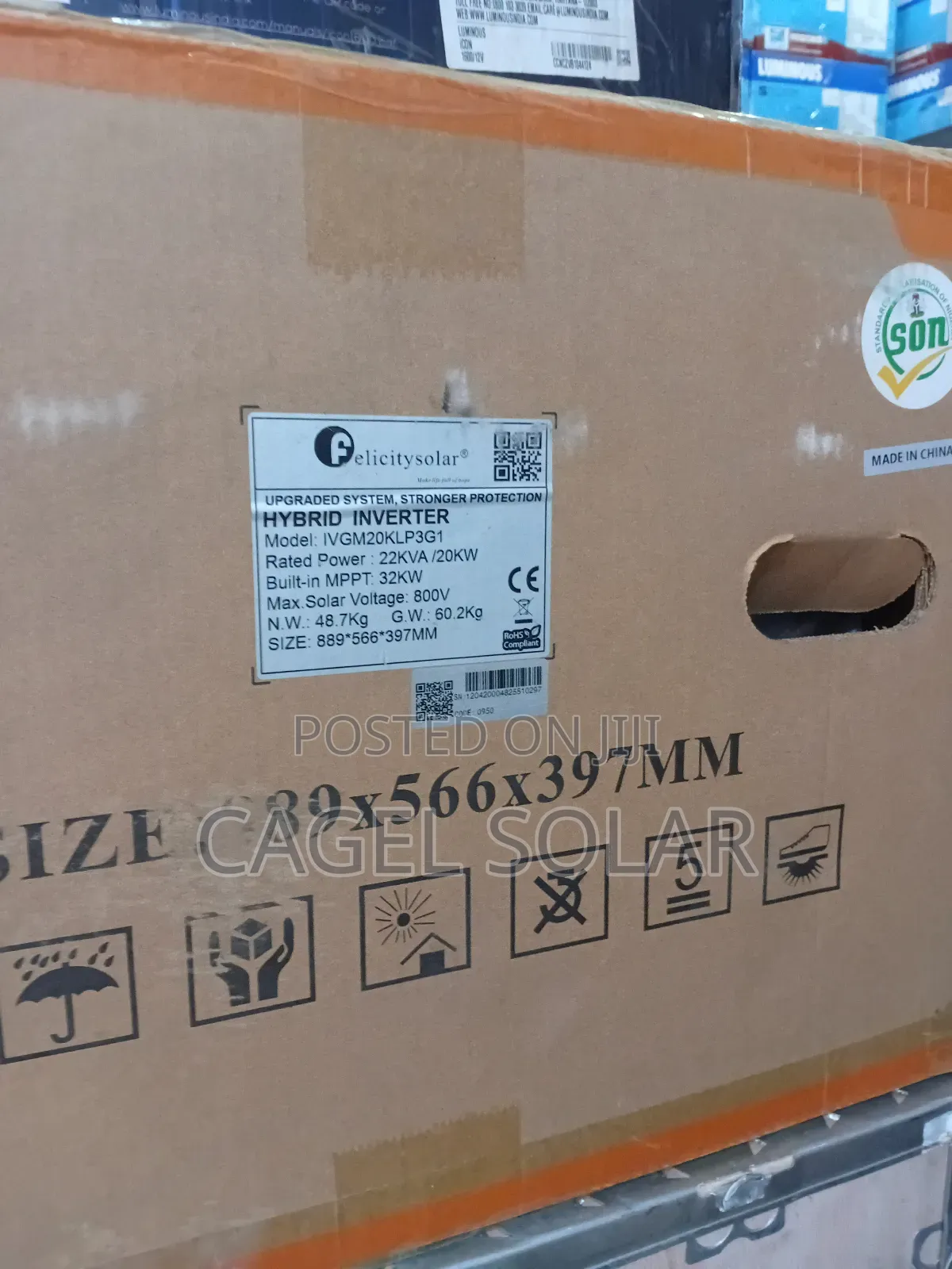 Felicity 22kva 48v Hybrid Solar Inverter for Sale