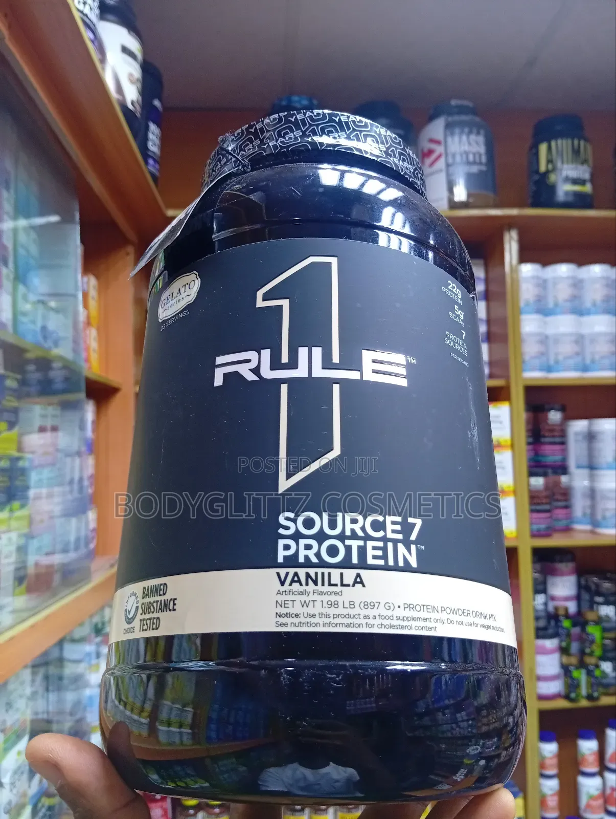Rule 1 Whey Protein Powder (Source 7 Proteintm)