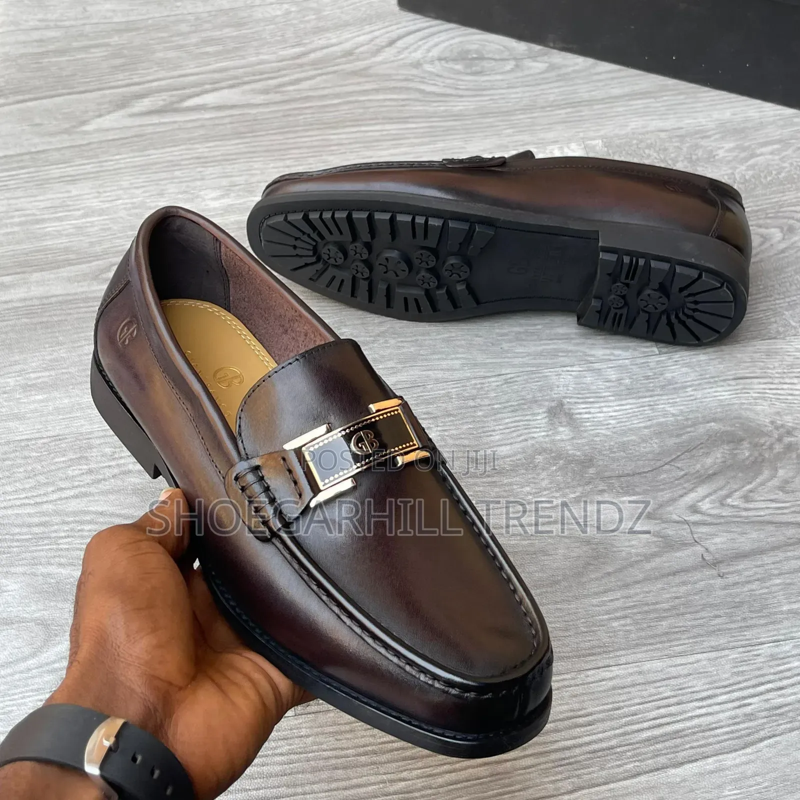 Billonaire Men's Leather Loafers Shoes