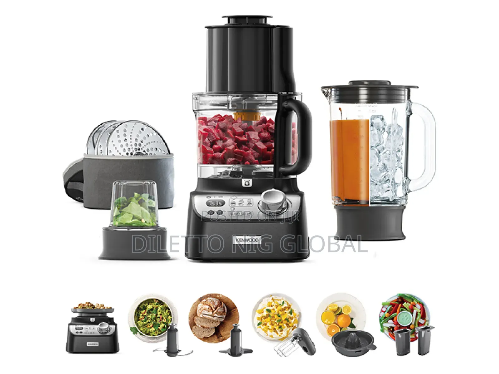 Kenwood Multipro Xl Food Processor Black