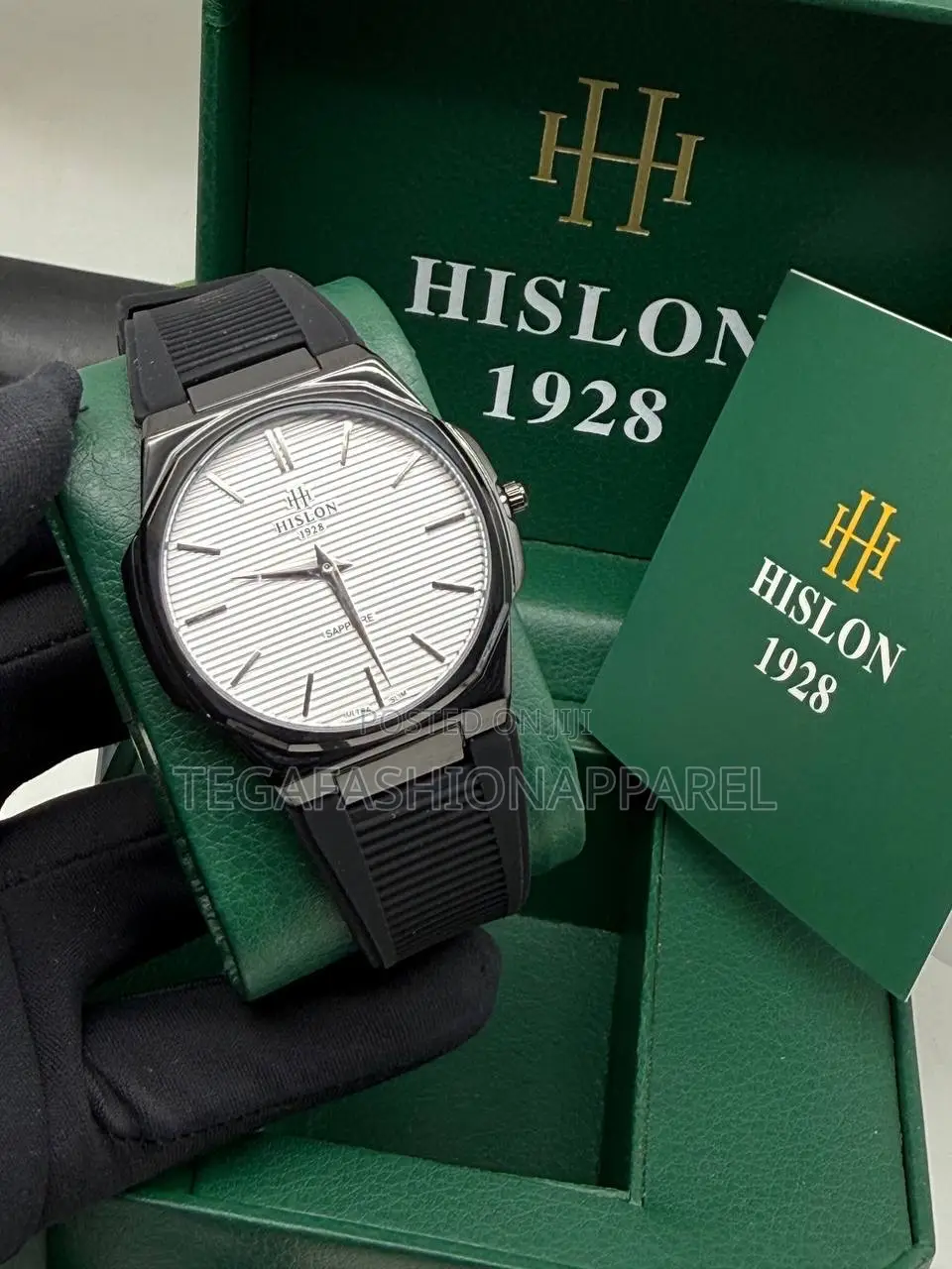 Hilson Ultra Slim Rubber Wristwatch