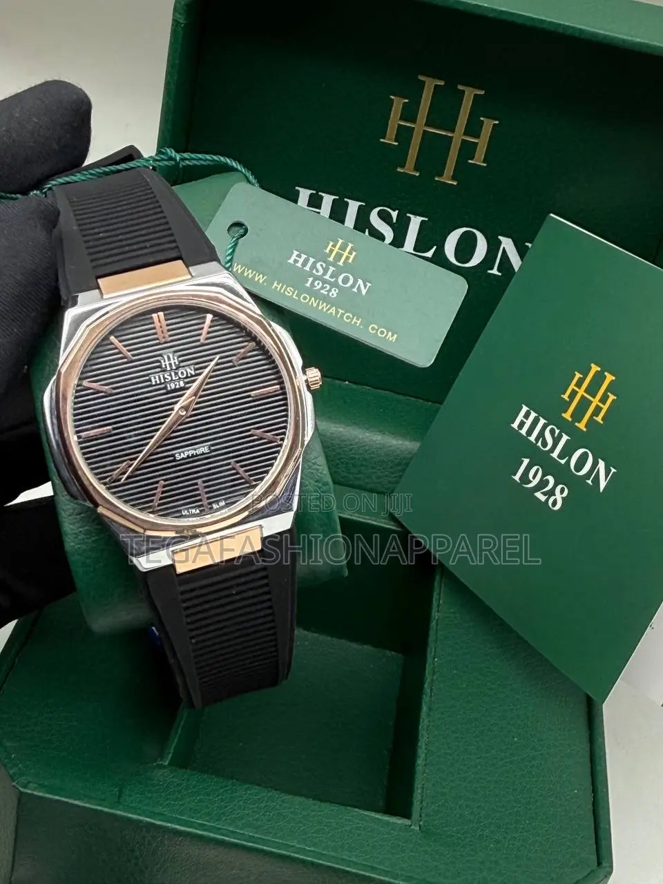 Hilson Ultra Slim Rubber Wristwatch
