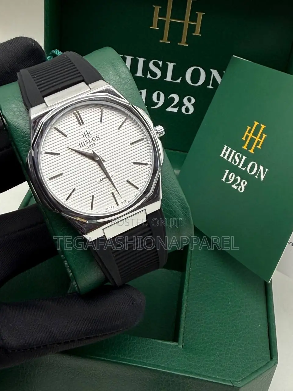 Hilson Ultra Slim Rubber Wristwatch