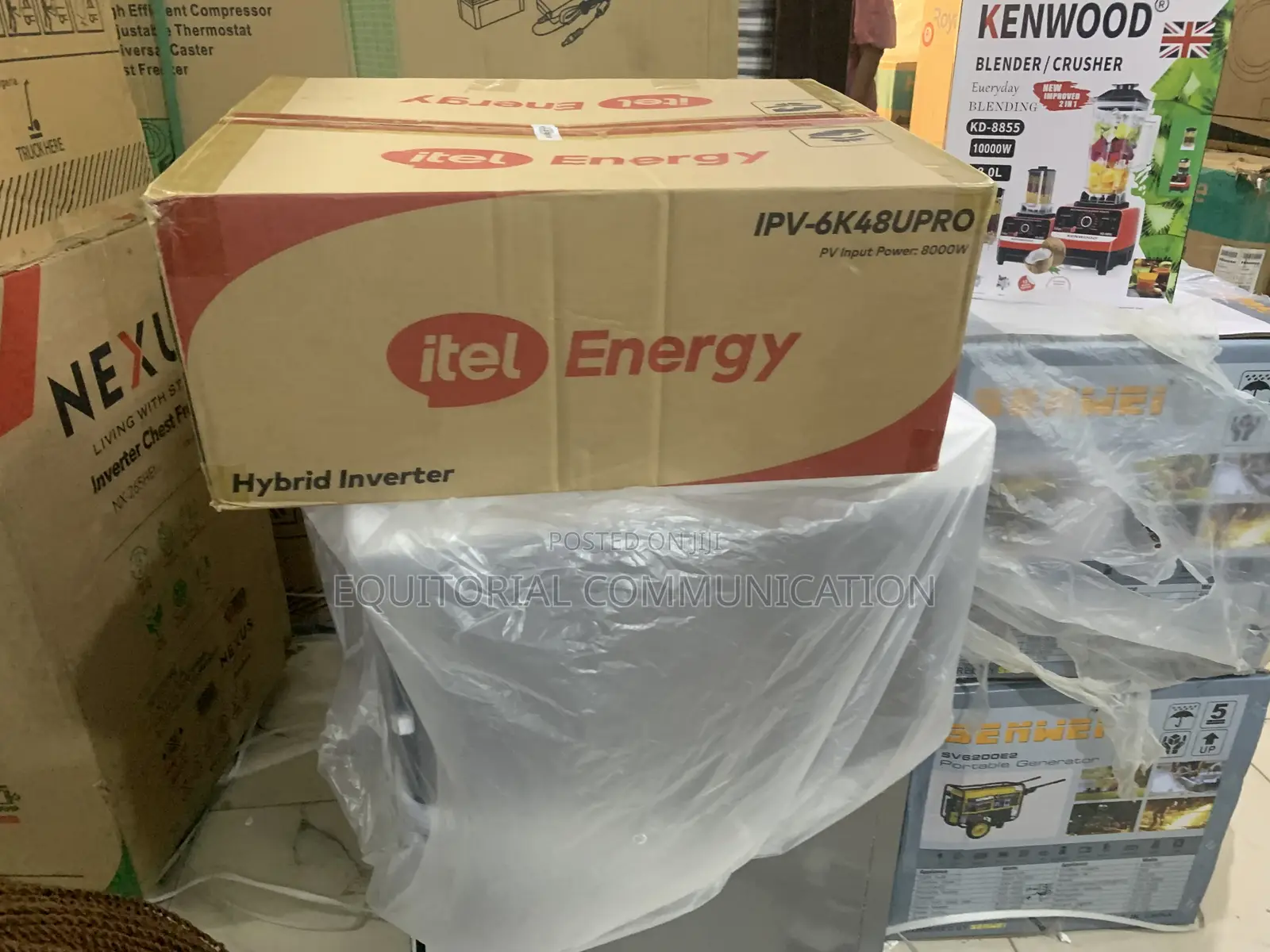 Itel 6kw 48v Solar Hybrid Inverter for Home Use