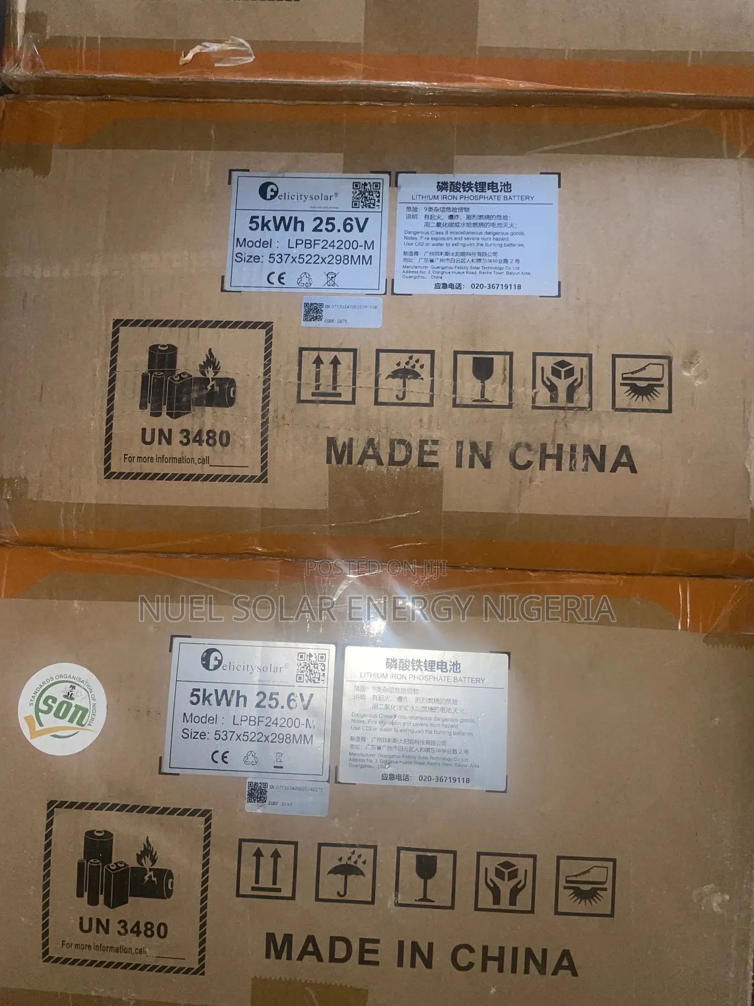 5kwh 25.6v Felicity Lithium Solar Battery