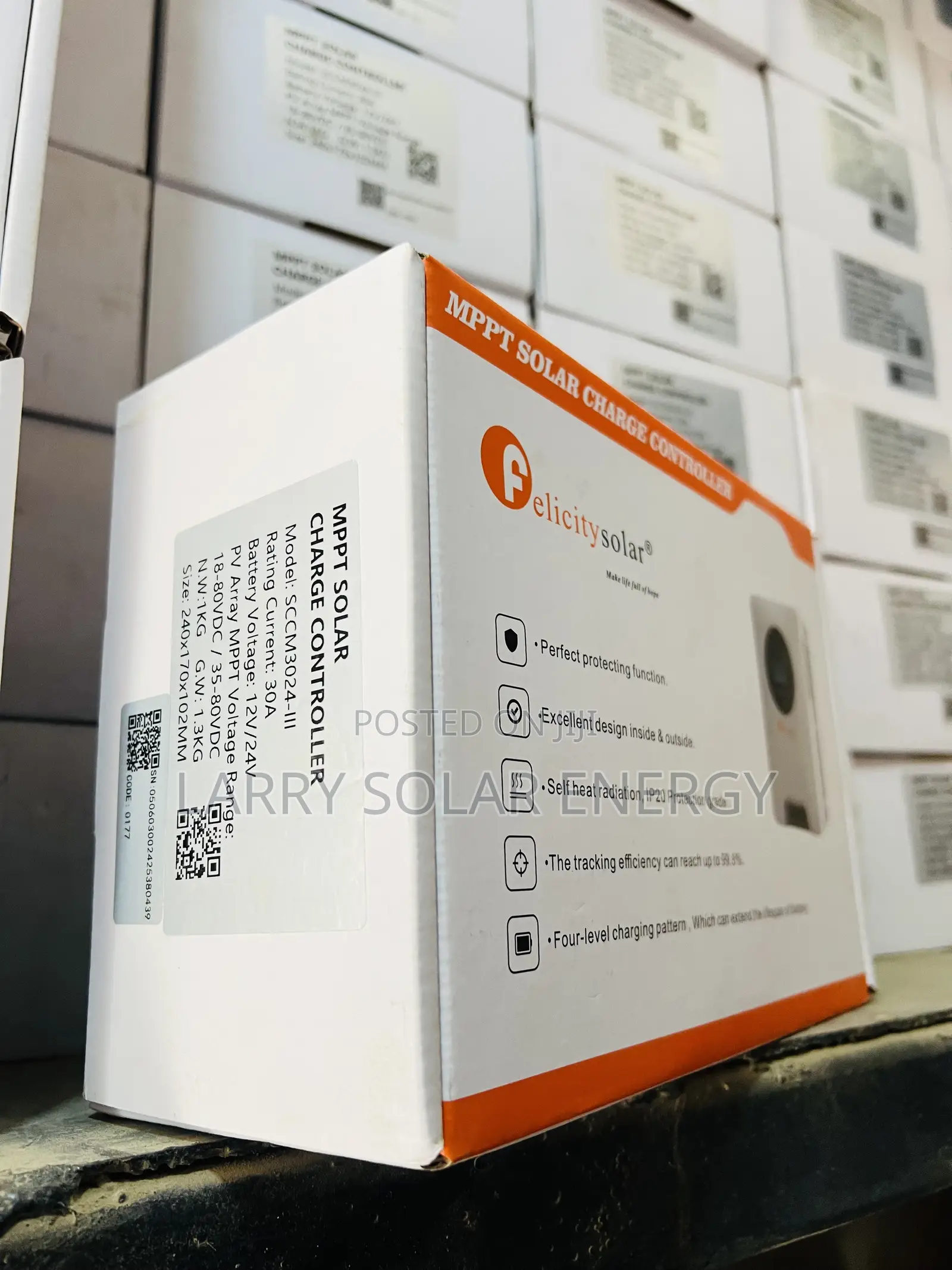 30ah/12v/24v MPPT Felicity Charger Controller