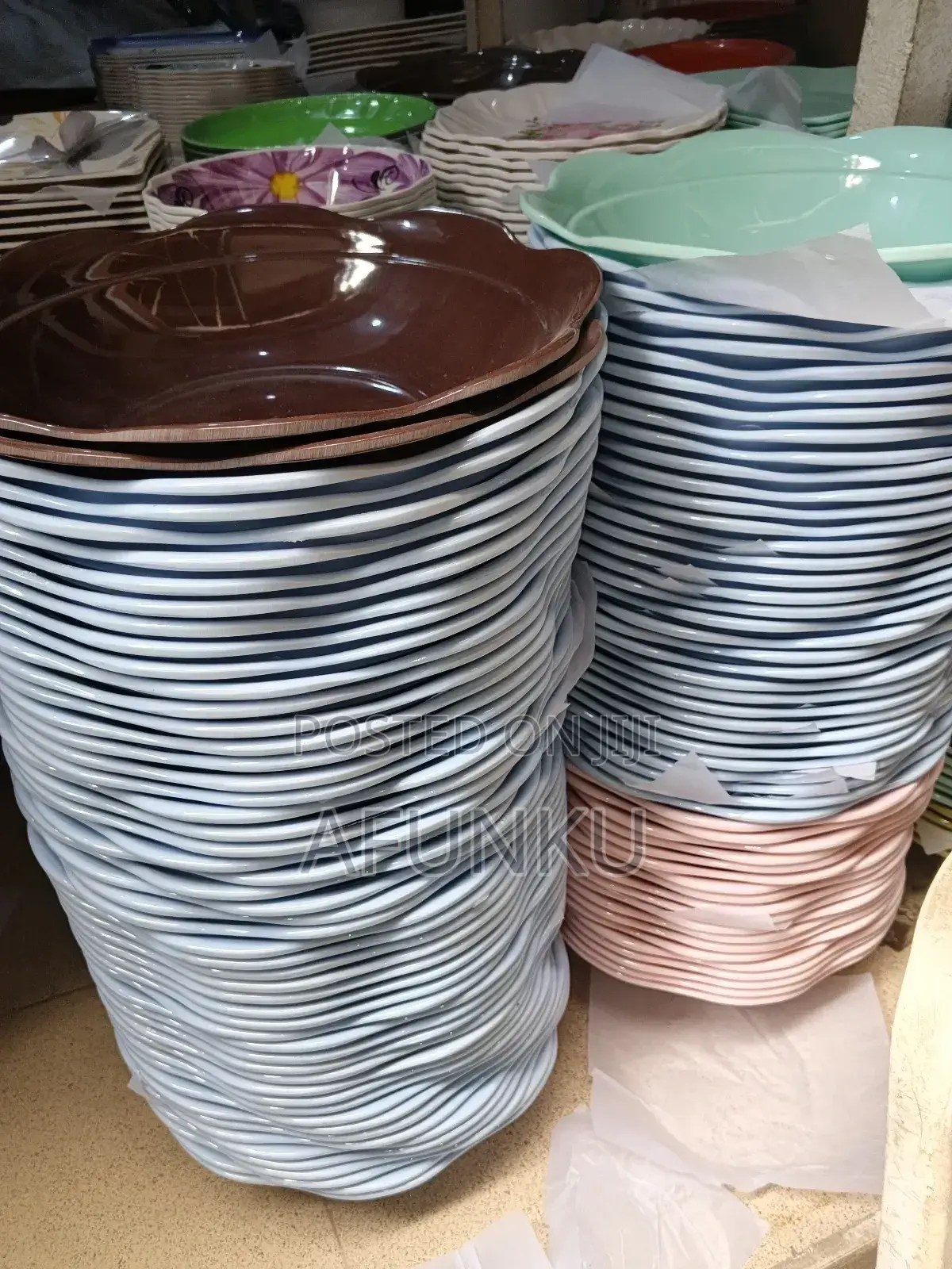 Ceramic Plates Bowls 12pcs