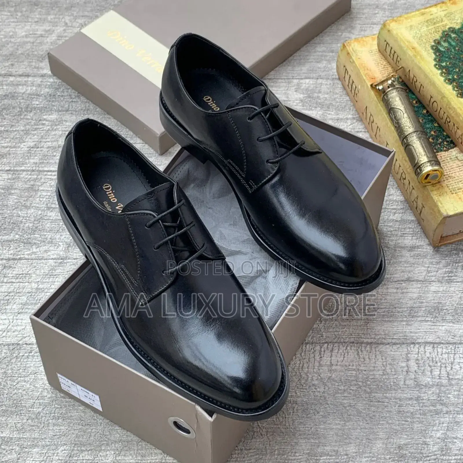 Dino Veratti Men's Leather Designer Corporate Shoes