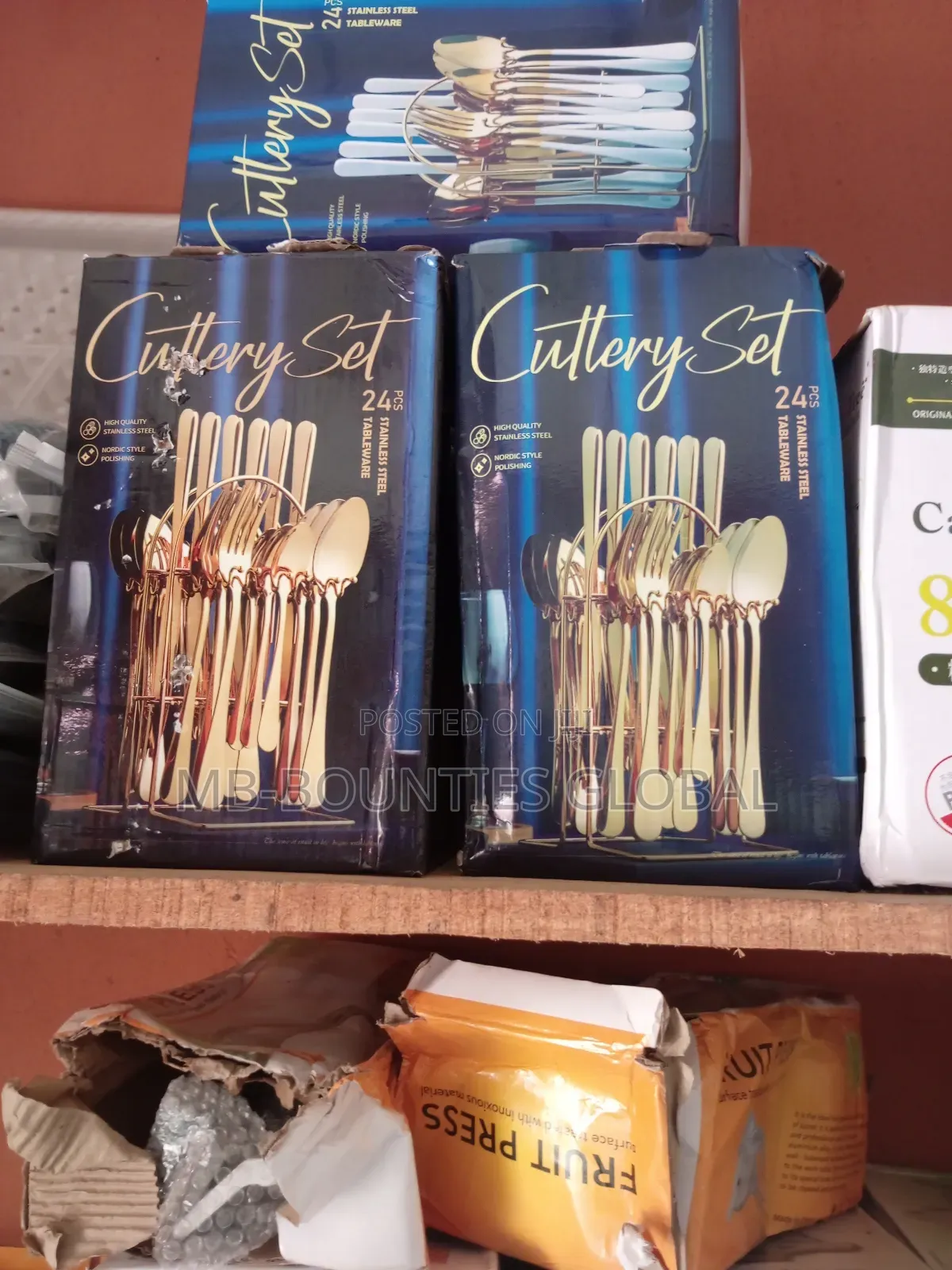 Cutler Set With Stand - 24 Pieces