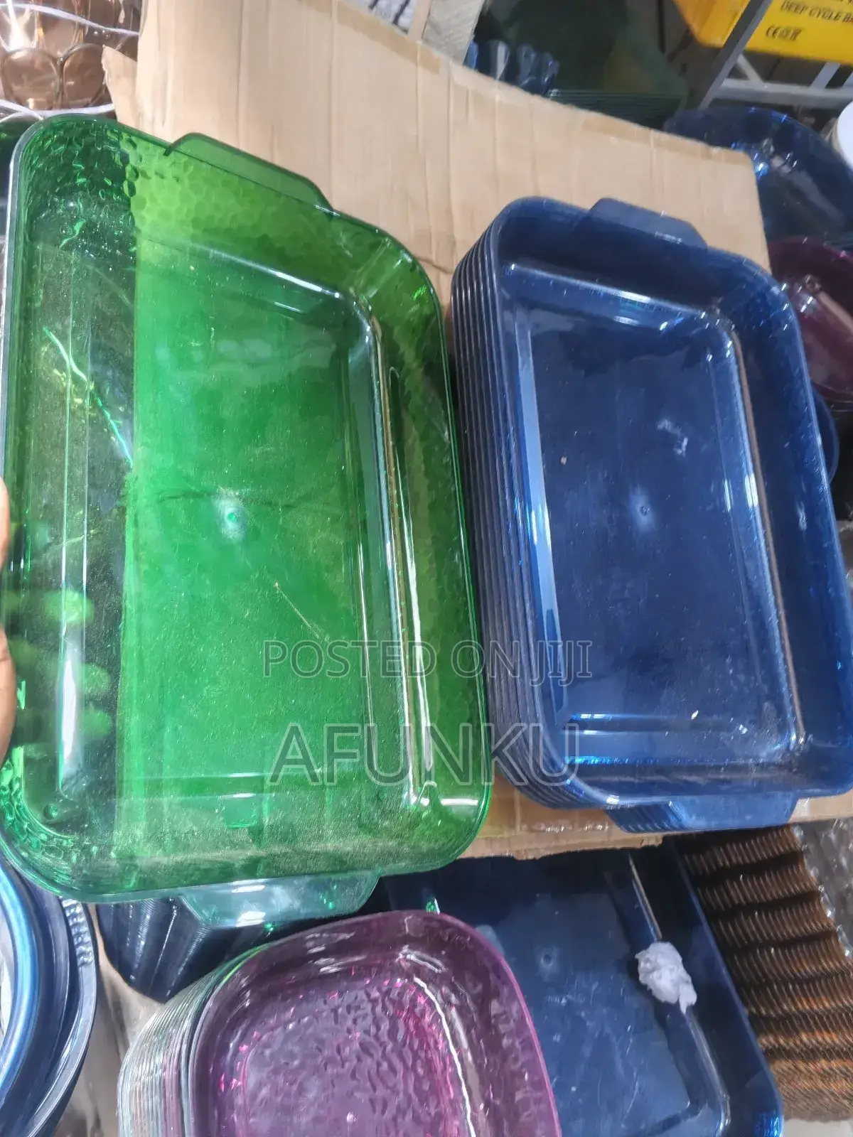 Acrylic Transparent Food Carrie Tray (12pcs)