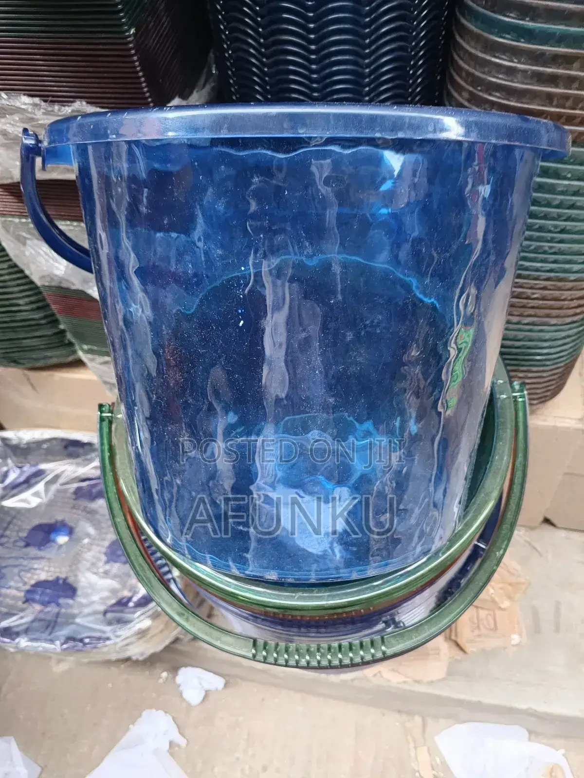 Acrylic Transparent Bucket 12pcs