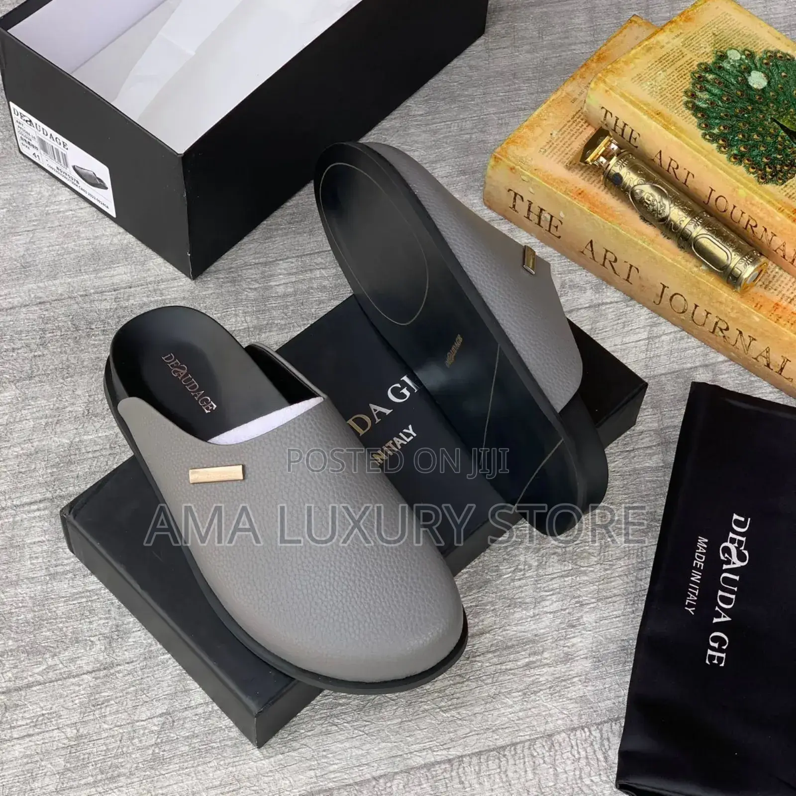 Desaudage Luxury Men's Designer Half Shoes