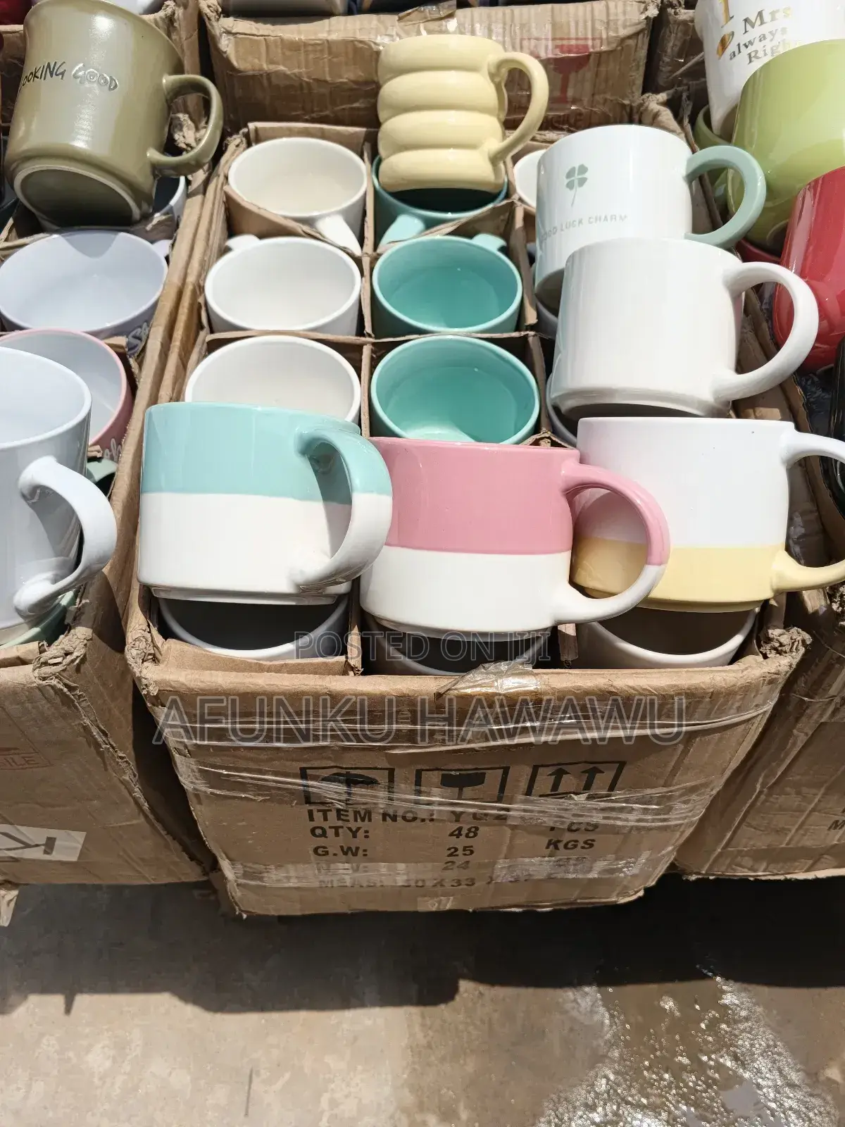 Glass Mug 48pcs in a Pack