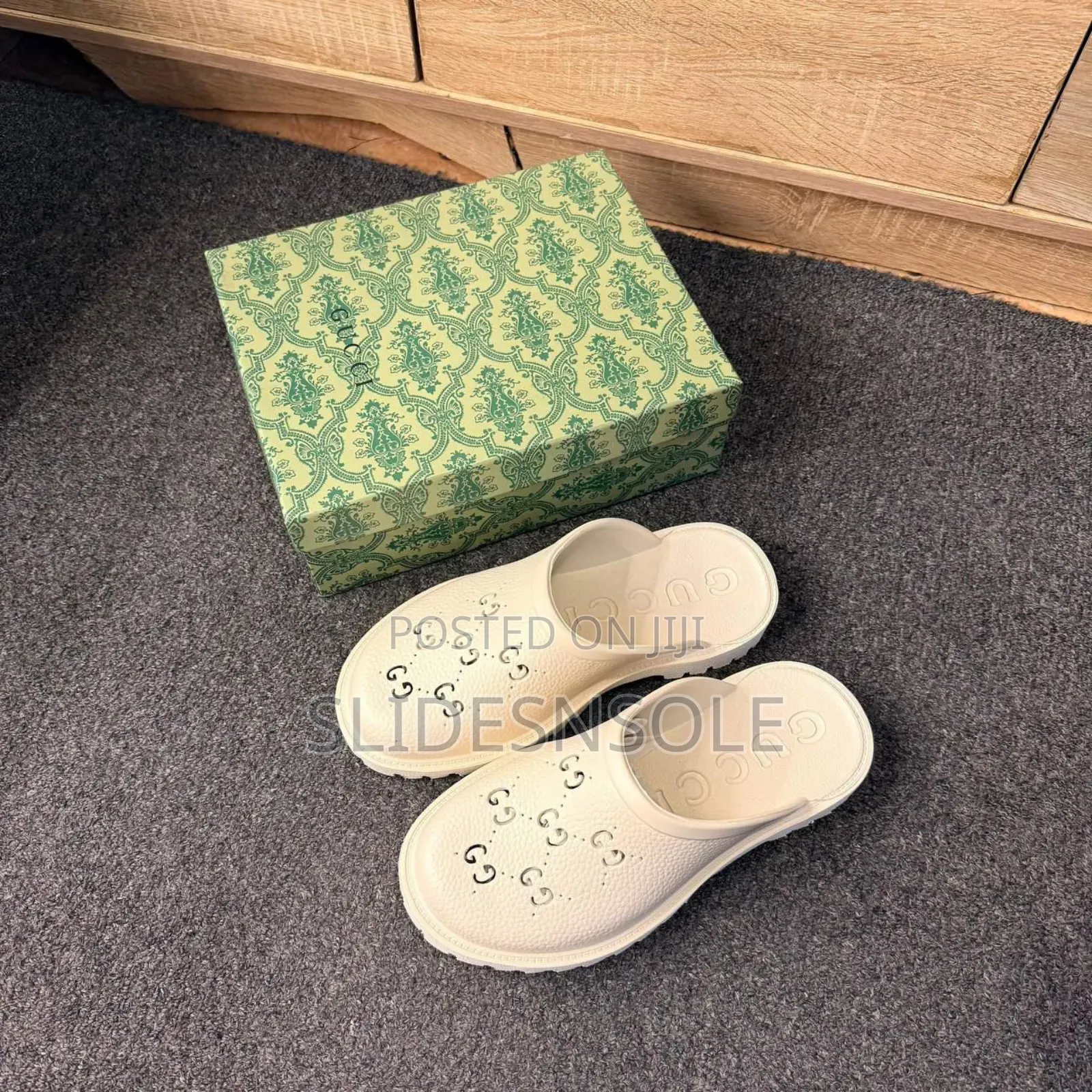 Gucci Perforated Rubber Mules