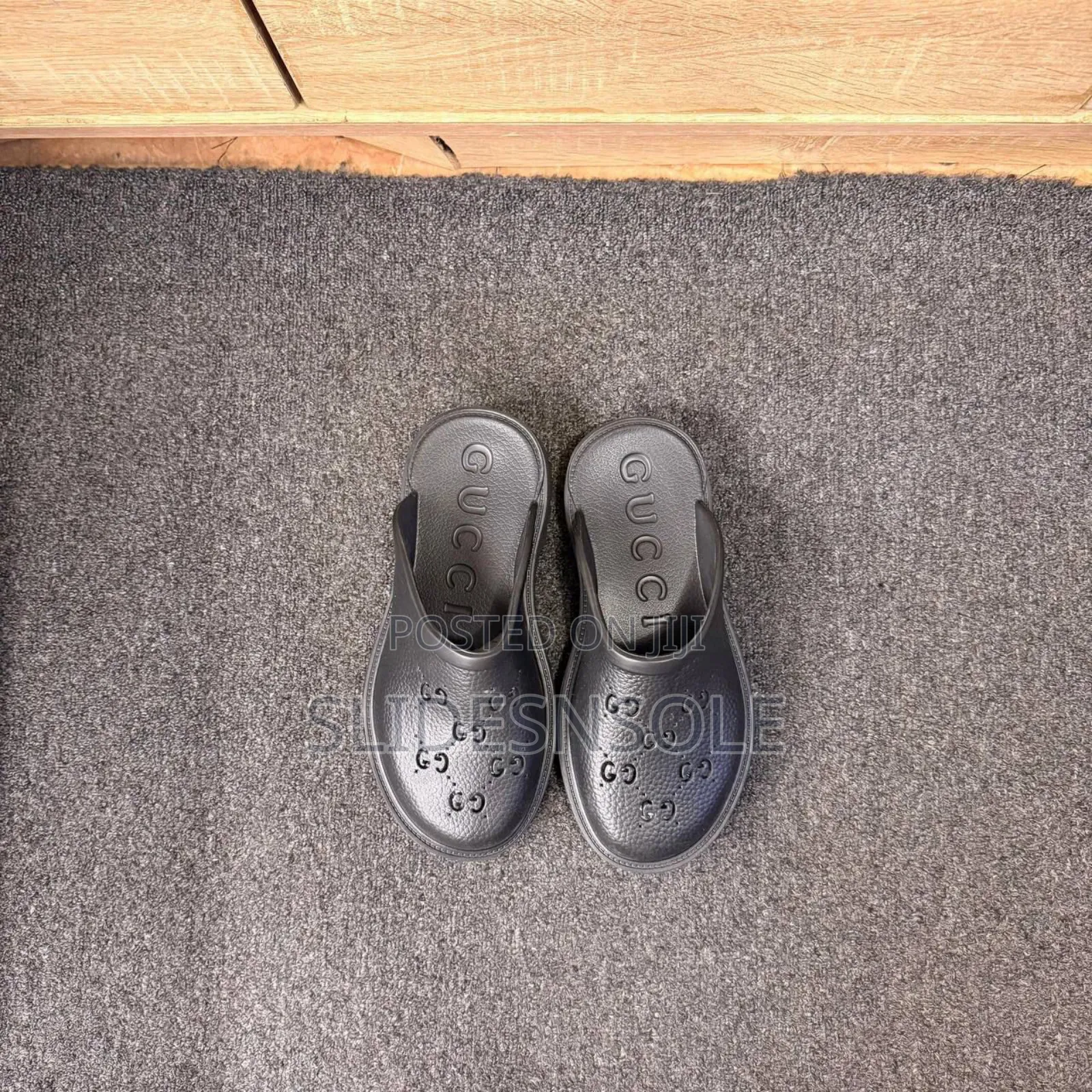 Gucci Perforated Rubber Mules
