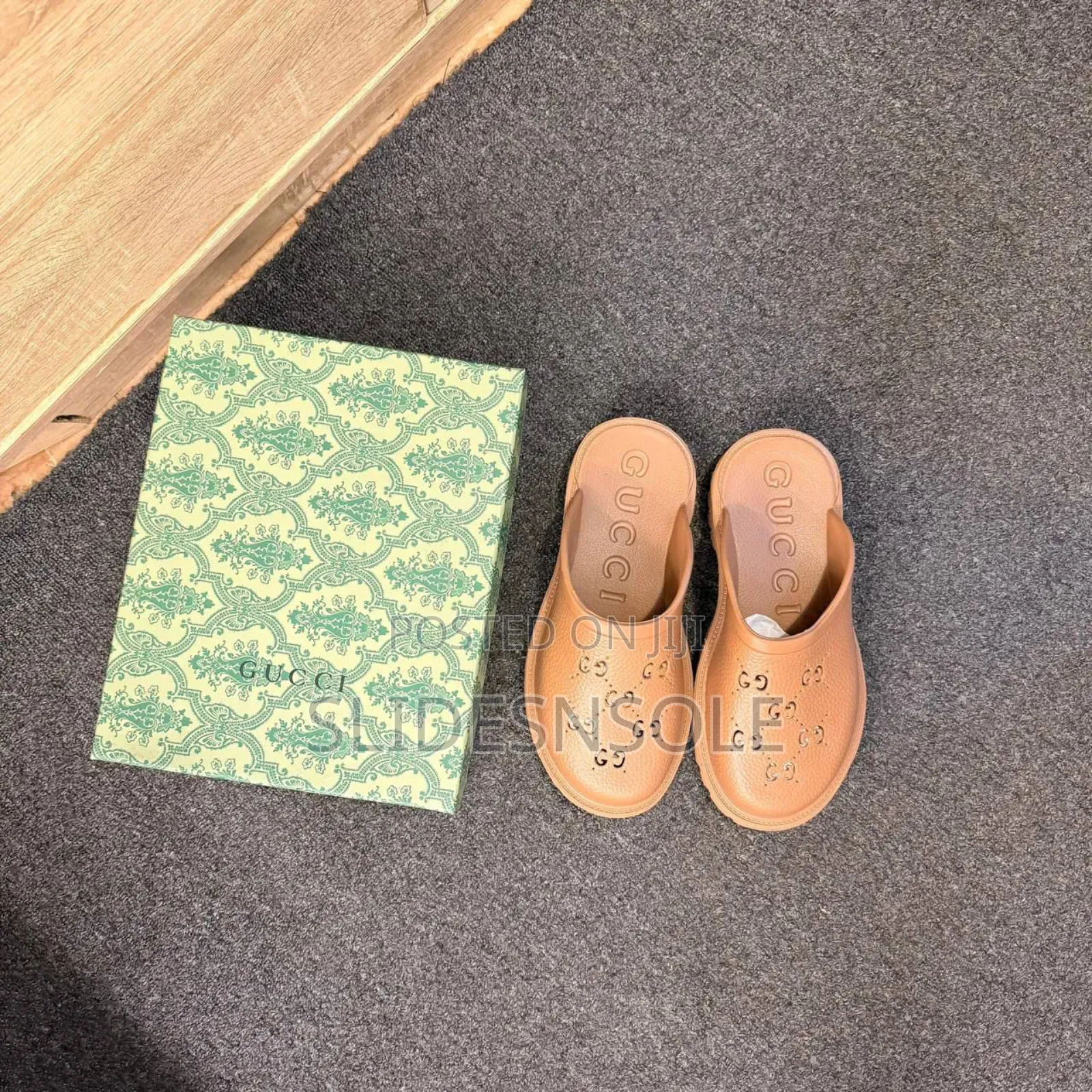 Gucci Perforated Rubber Mules