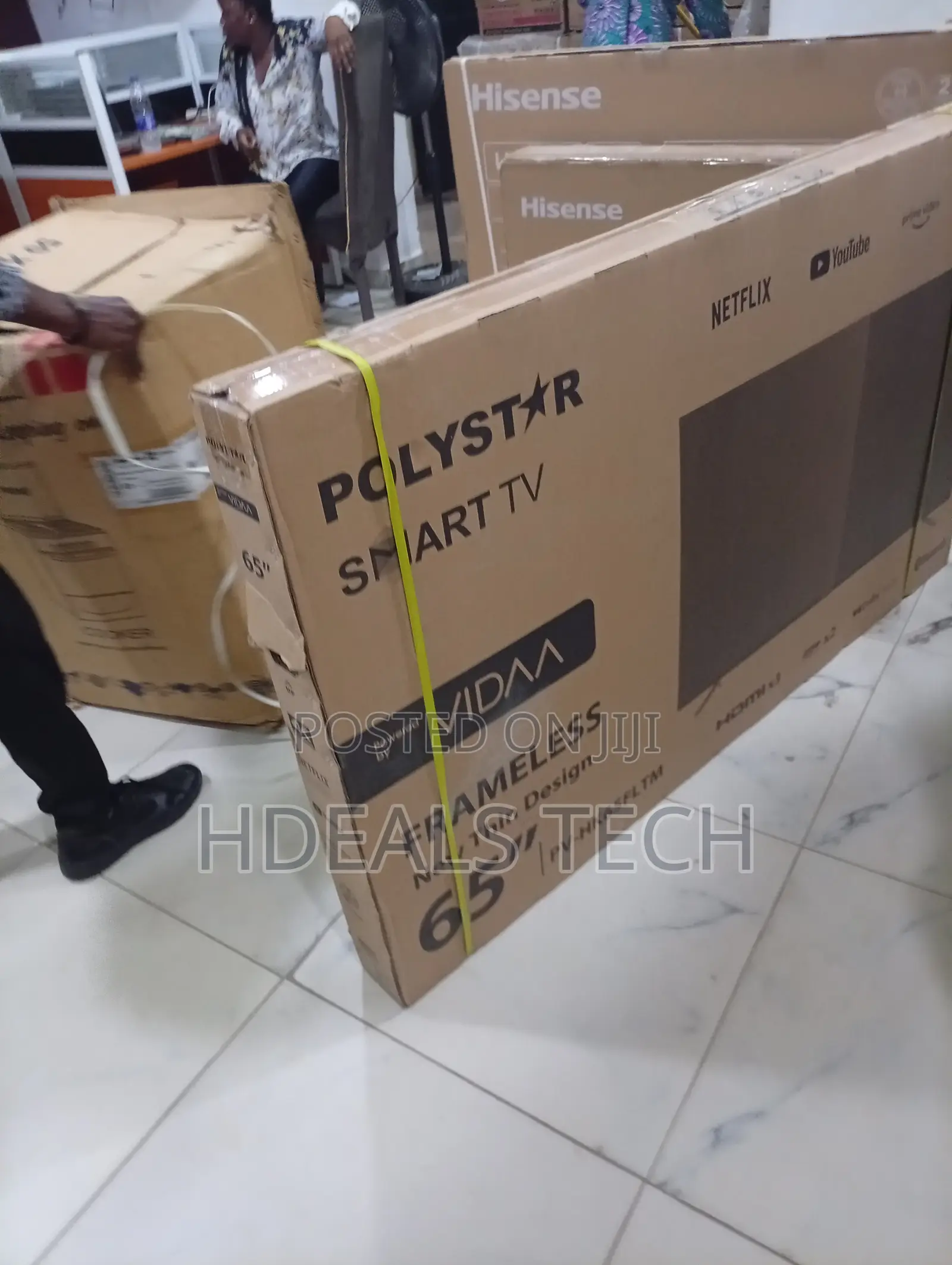 Polystar 65-Inch Smart Tv – Smart Entertainment With a Massive Screen