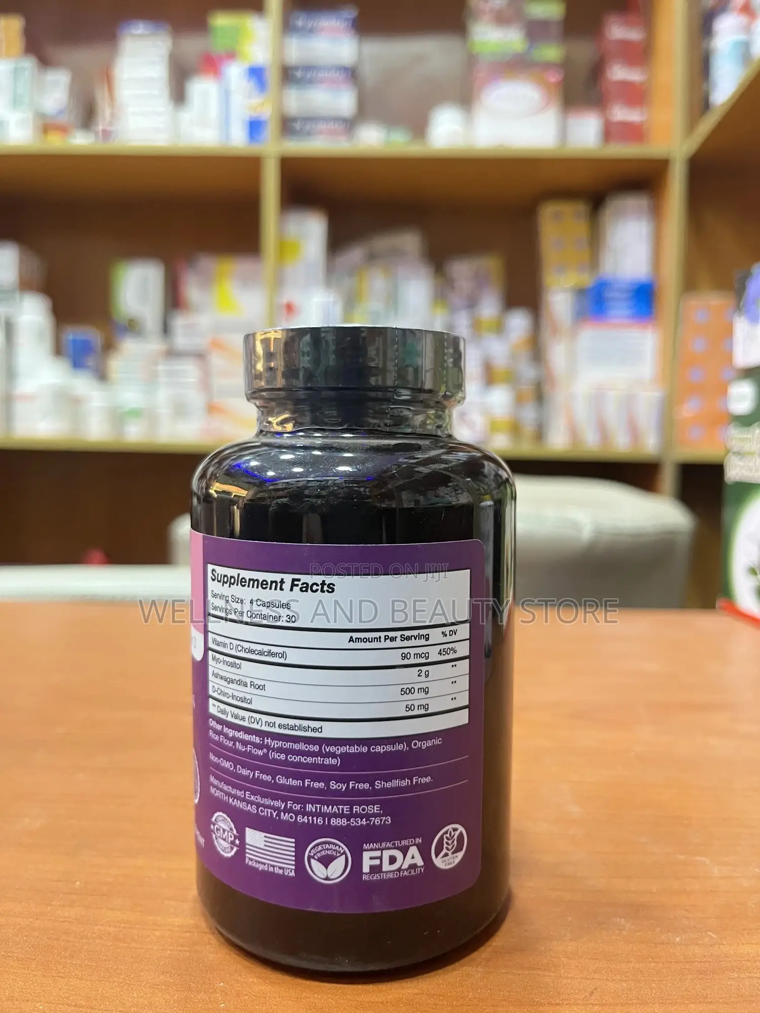 Myo and D-Chiro Inositol With Ashwagandha and Vitamin D