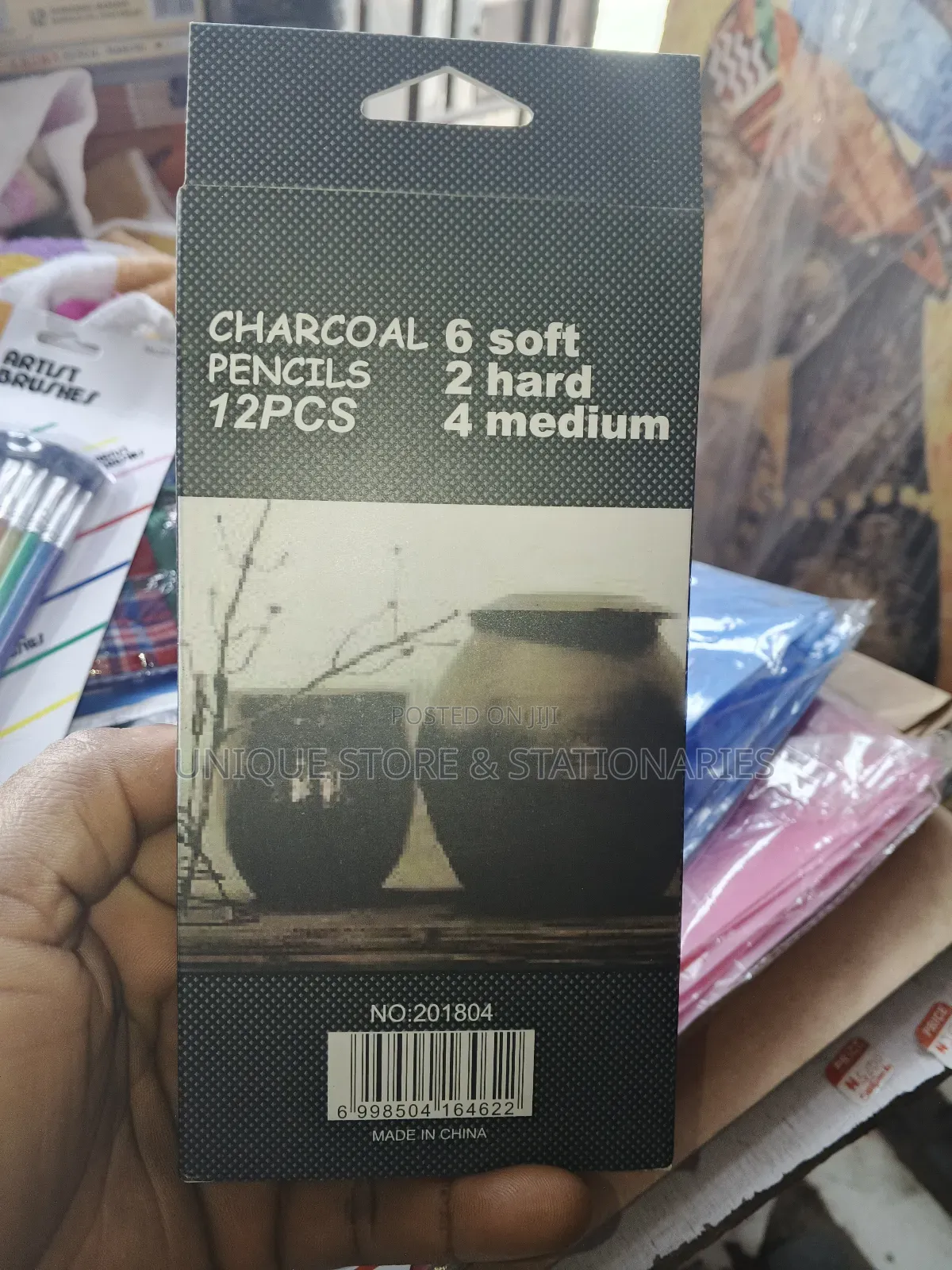 Charcoal Pencil Set of 12