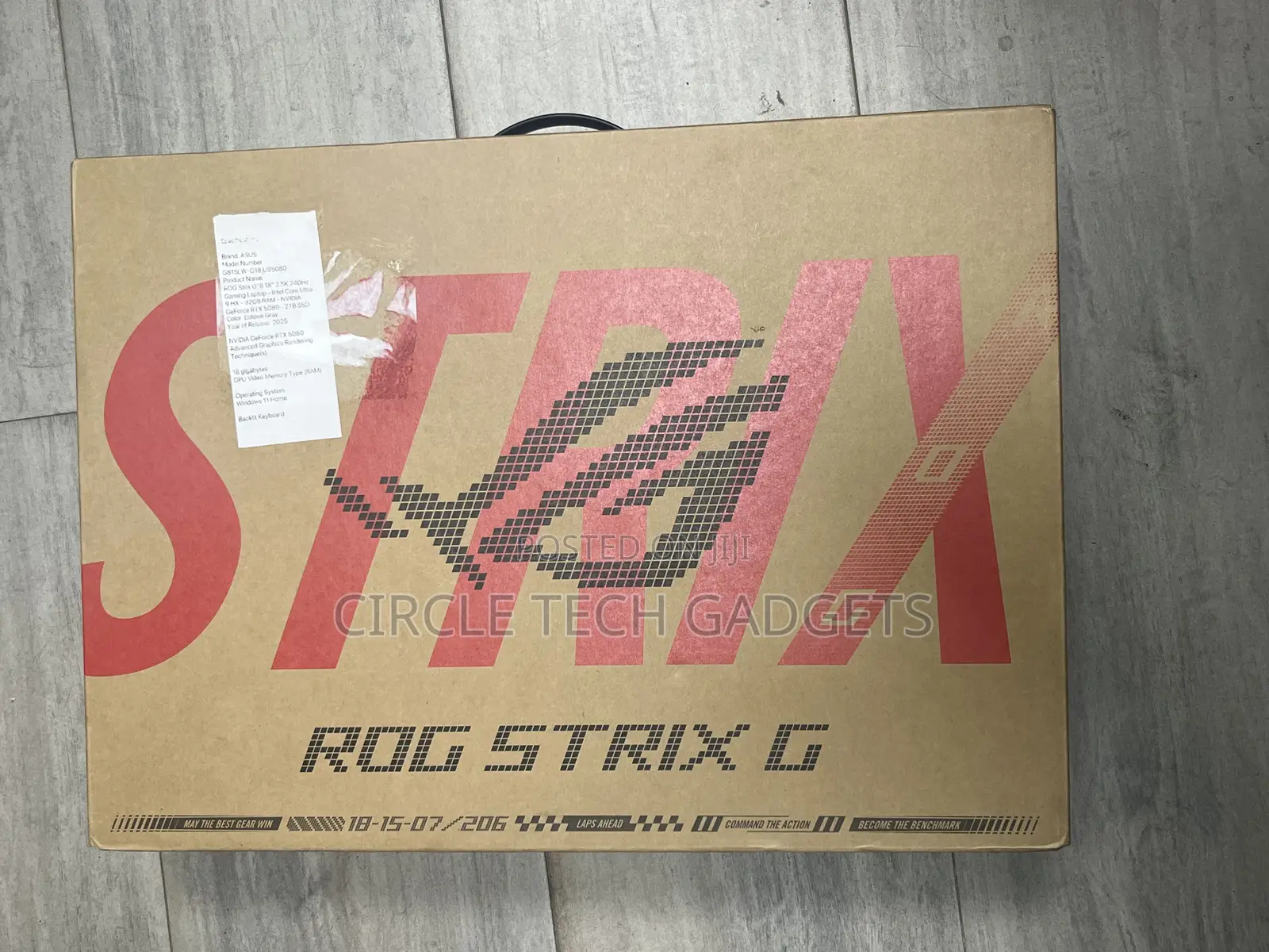 New Laptop Asus ROG Strix G17 32GB Intel Core Ultra 9 SSD 2T