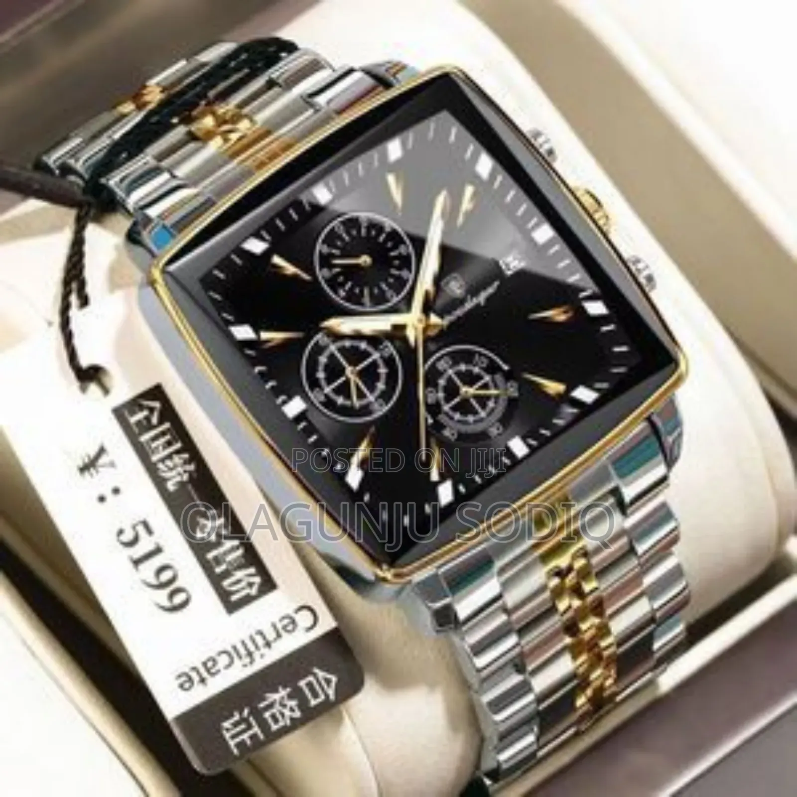 Premium Luxury Scottie Chain Wrist Watch