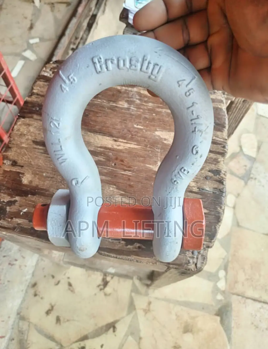 Original 1” Crosby Shackles and Different Sizes