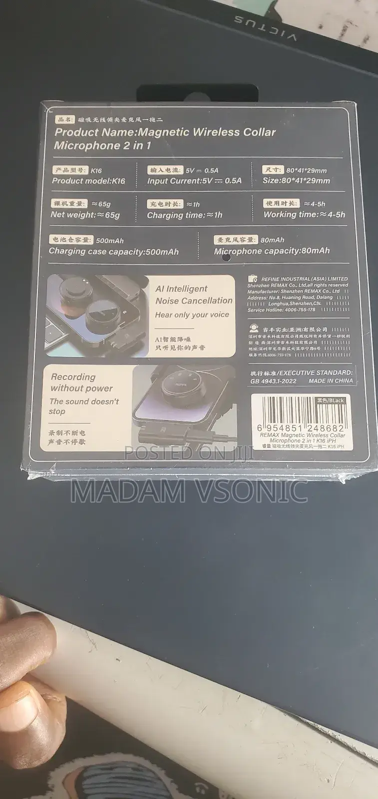 Remax Wireless Collar Microphone