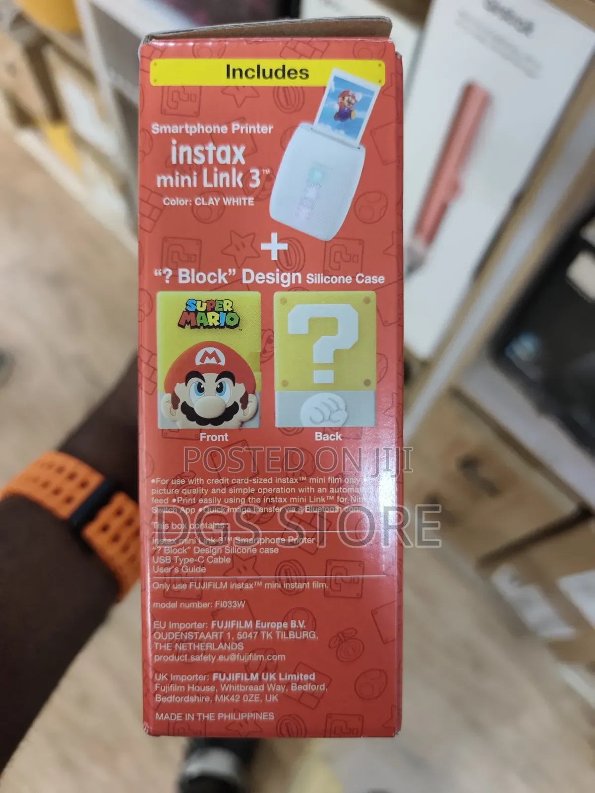 Fujifilm Instax Mini Link 3 Super Mario Printer+ Silicone Case