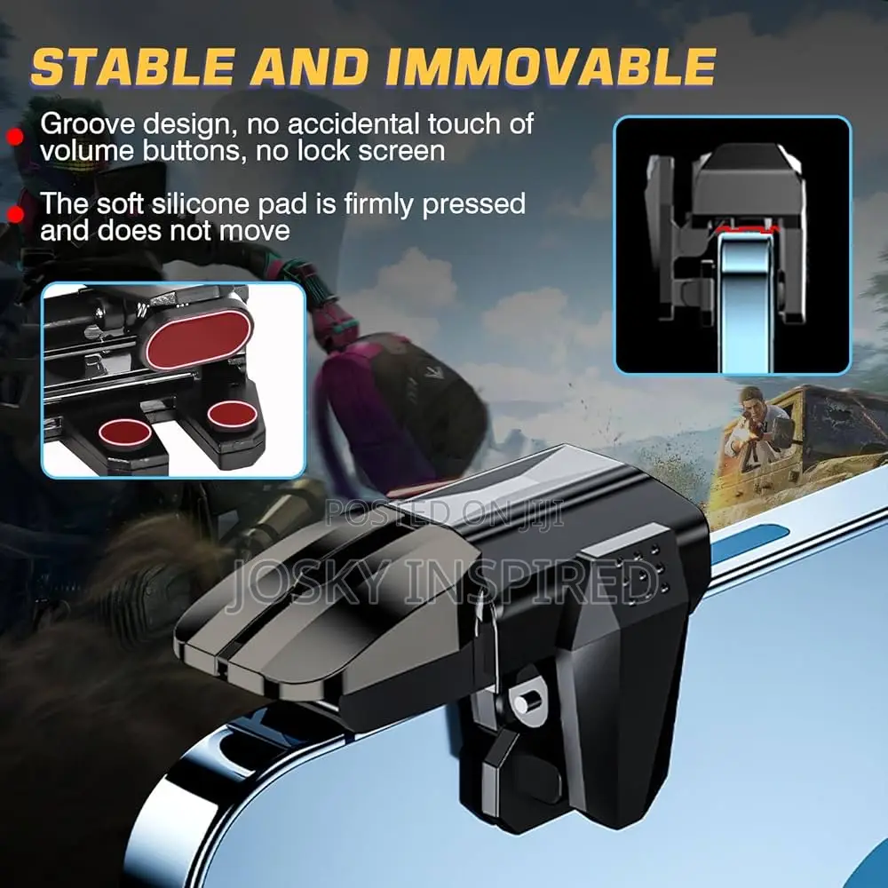 S11 Mobile Phone Trigger Shooting Controller +1pair Free Thumb Sleeve