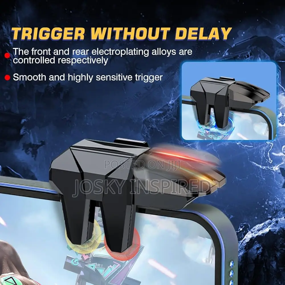 S11 Mobile Phone Trigger Shooting Controller +1pair Free Thumb Sleeve