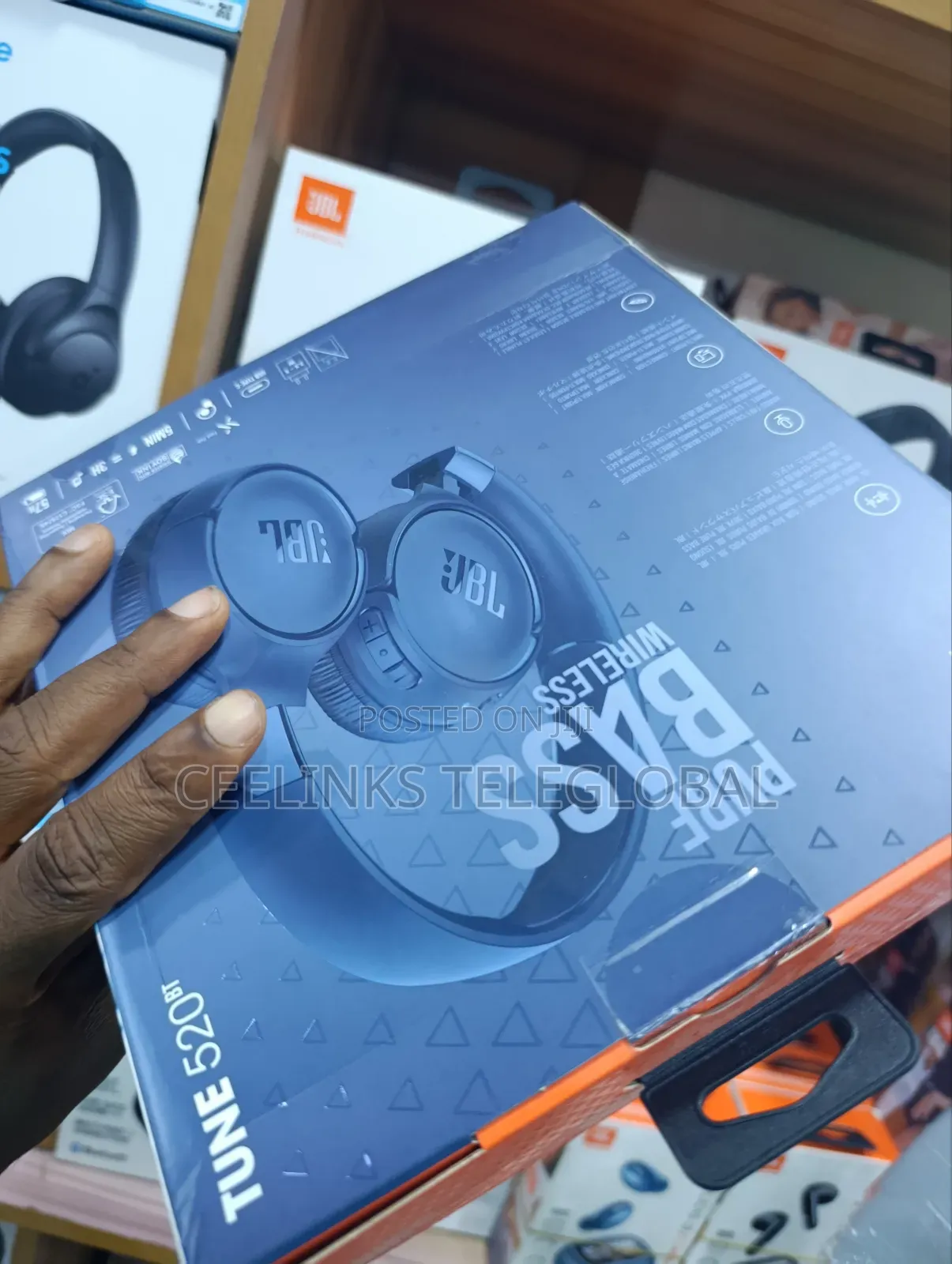 New Jbl Tune 520 Wireless Headset
