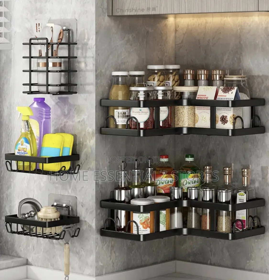 Bathroom Shower Caddy Organizers - Corner Bathroom Organizer