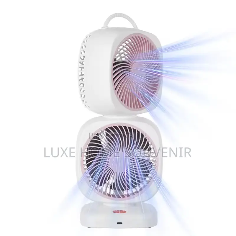 Rechargeable Double Headed Circulation Fan