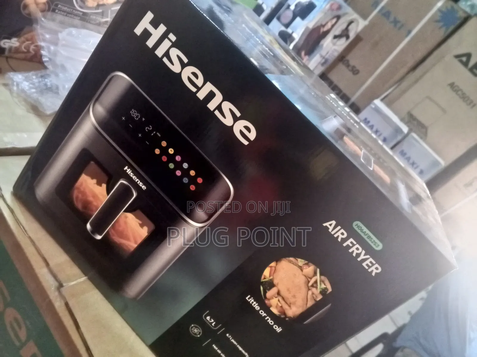 Hisense 6.7l Digital Air Fryer – Large Capacity Oil-Free Cooker
