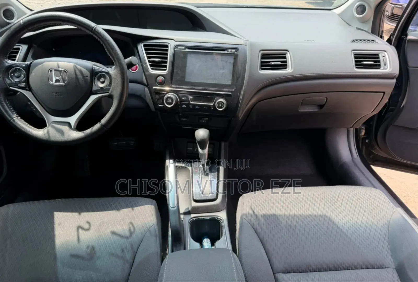Honda Civic EX-L w/Navigation 4dr Sedan (1.8L 4cyl CVT) 2015 Black